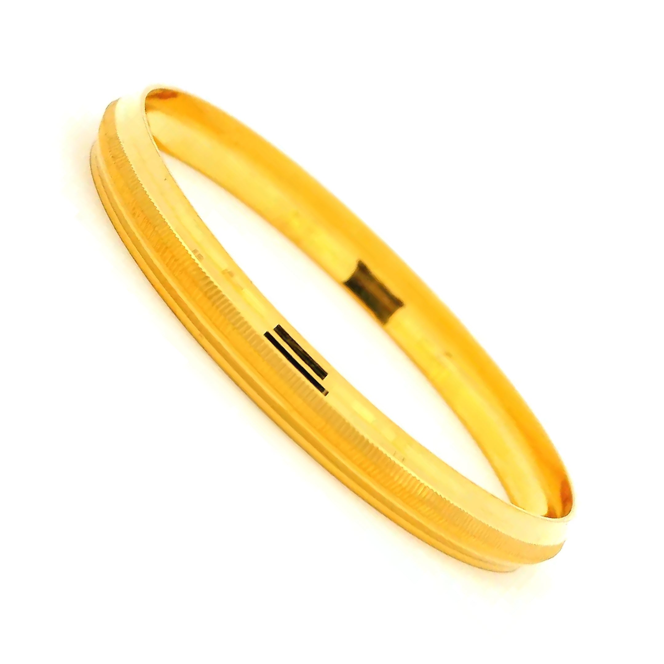 Adorable Glow Gold Infant Bangle