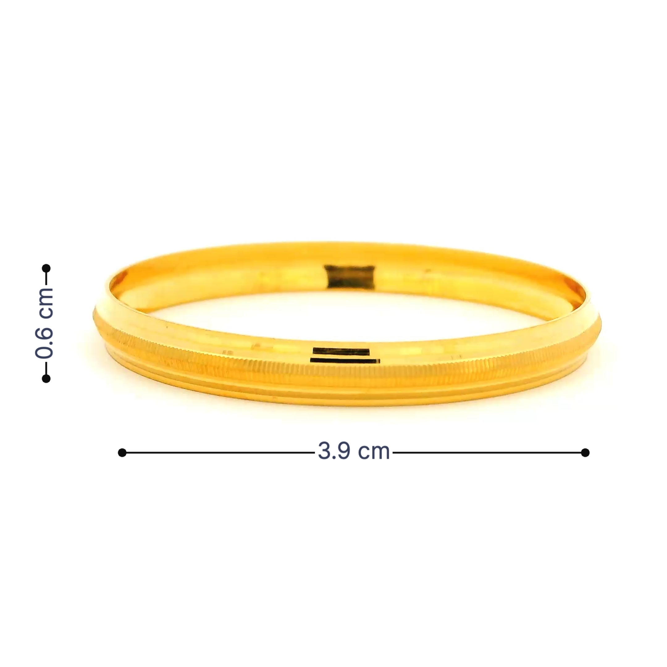 Adorable Glow Gold Infant Bangle