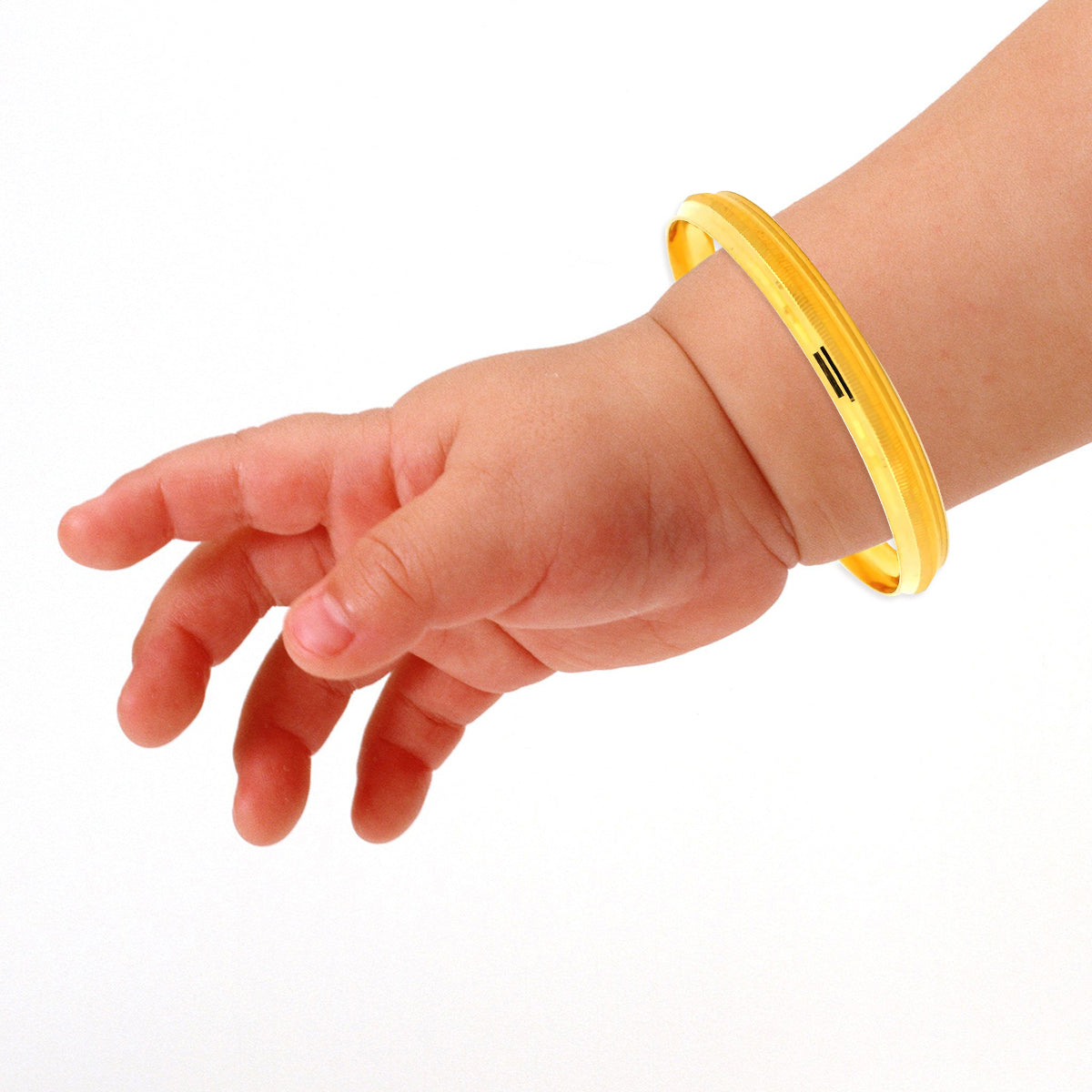 Adorable Glow Gold Infant Bangle