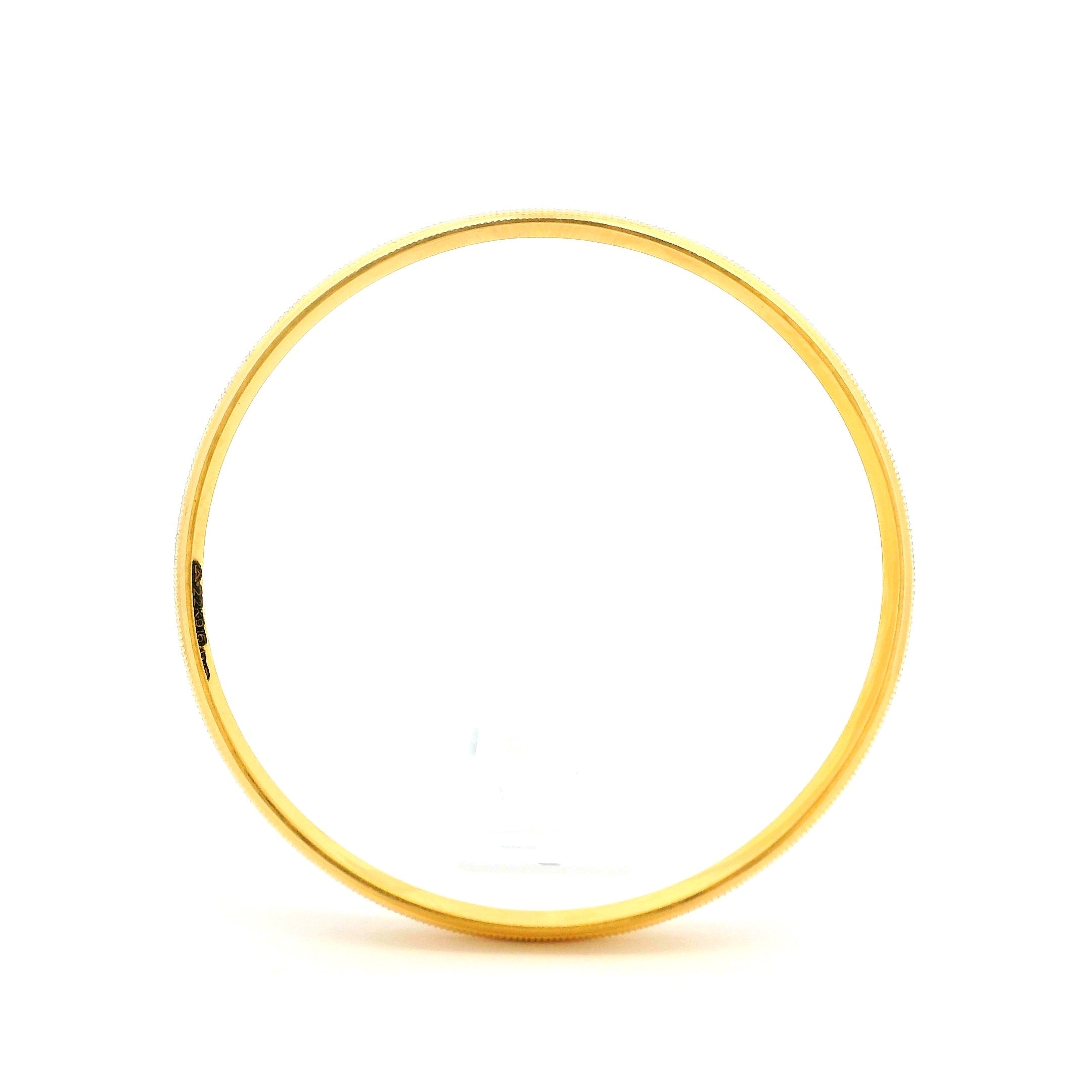 Adorable Glow Gold Infant Bangle