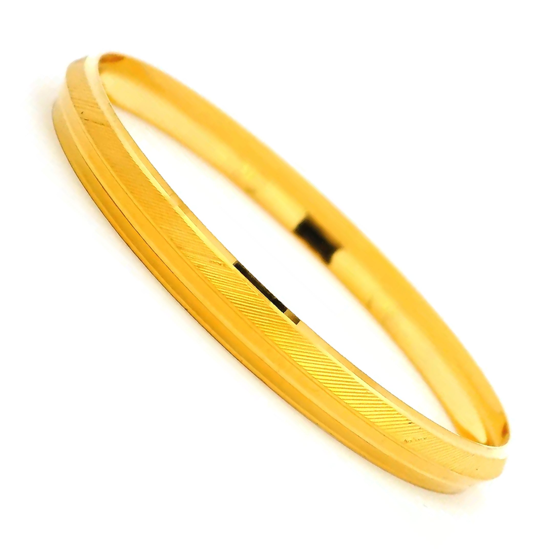 Delightful Charm Gold Infant Bangle