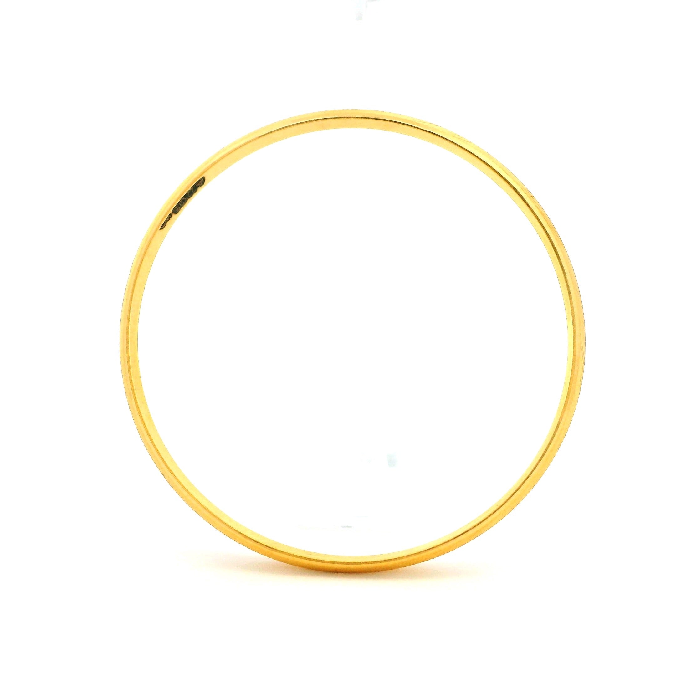Delightful Charm Gold Infant Bangle