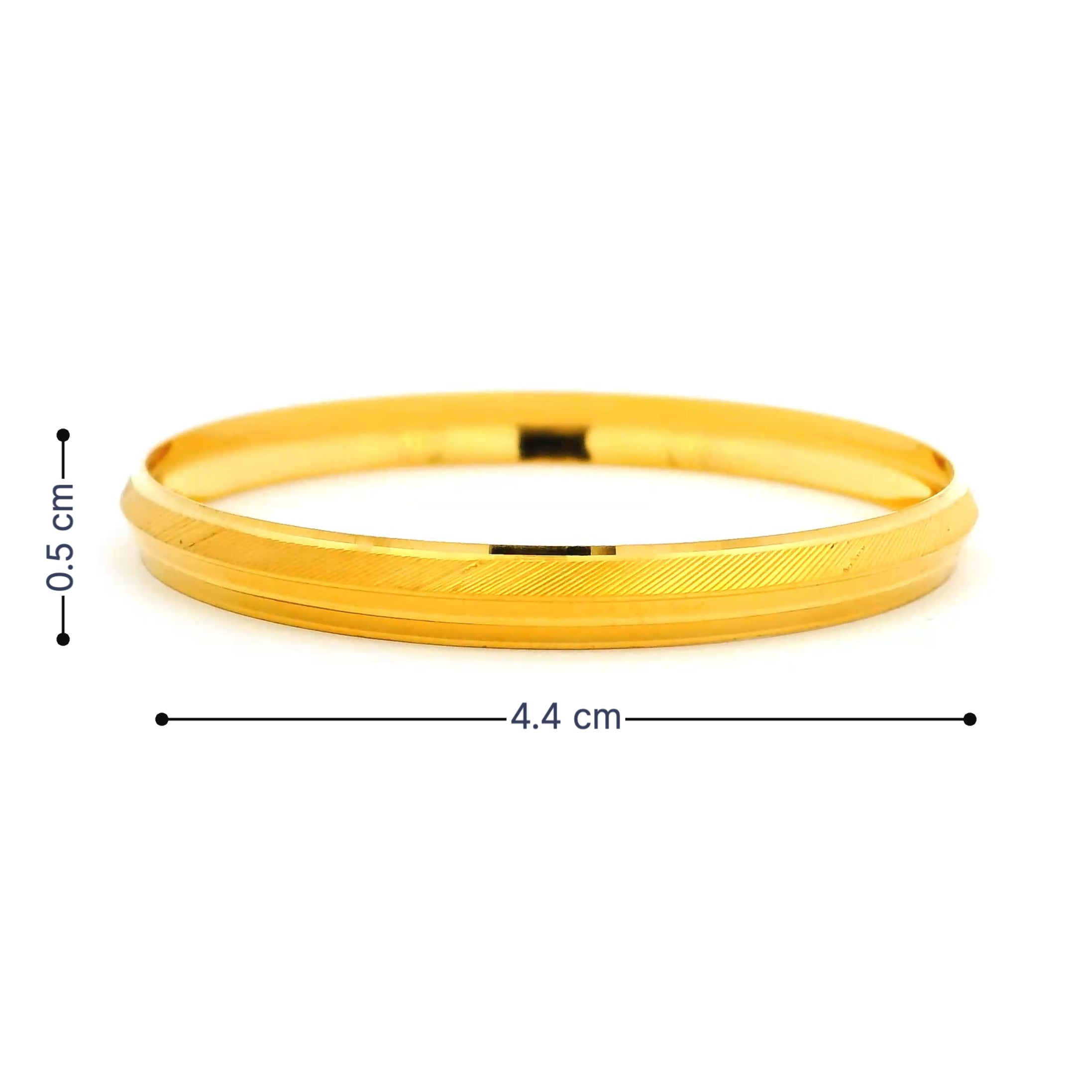 Delightful Charm Gold Infant Bangle