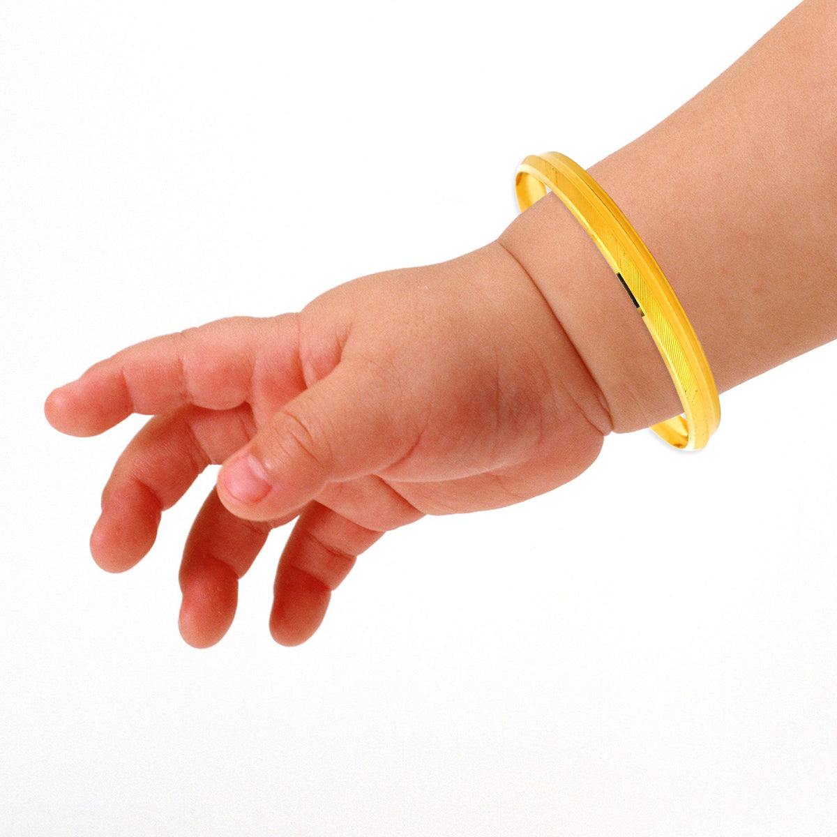 Delightful Charm Gold Infant Bangle