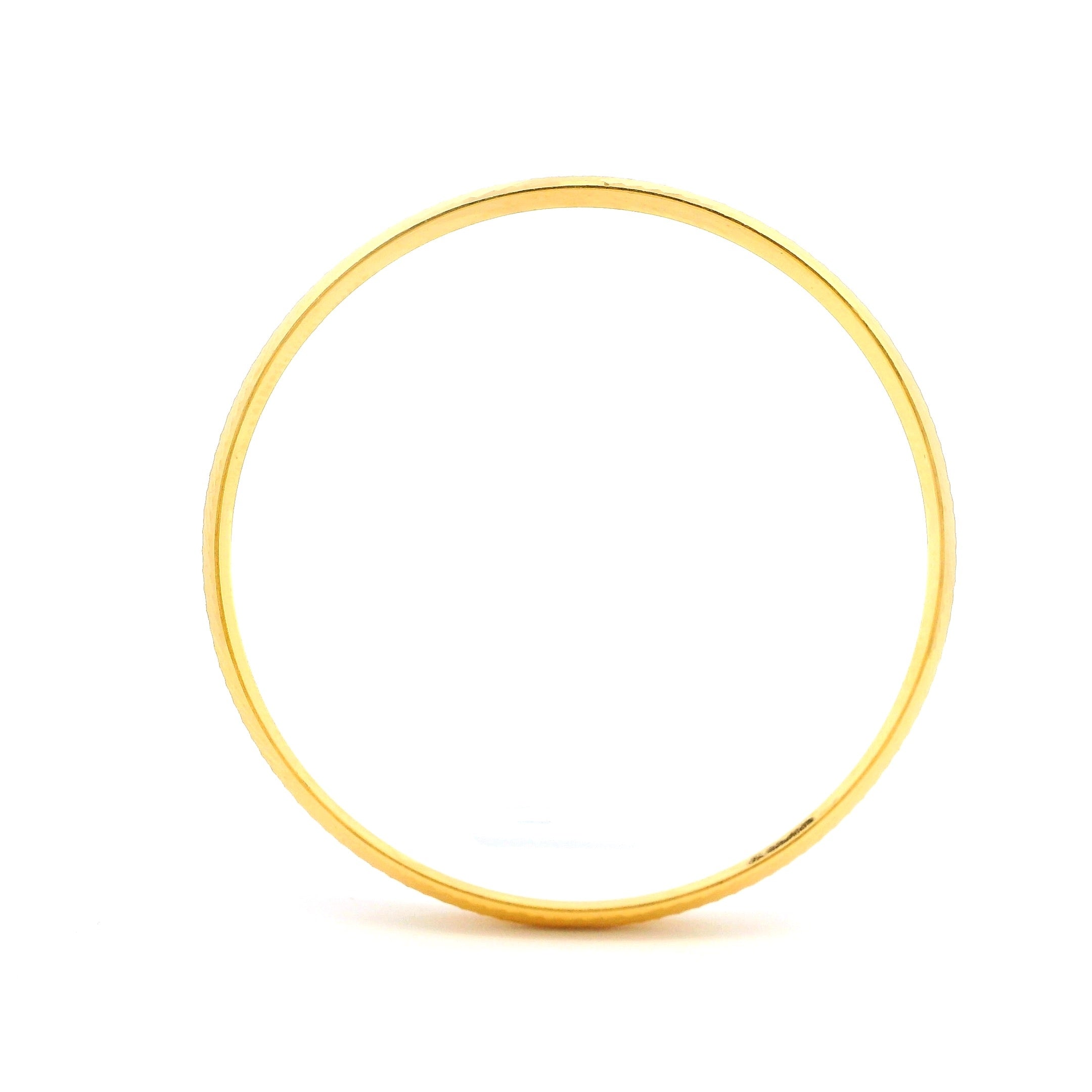 Tiny Charm Gold Infant Bangle
