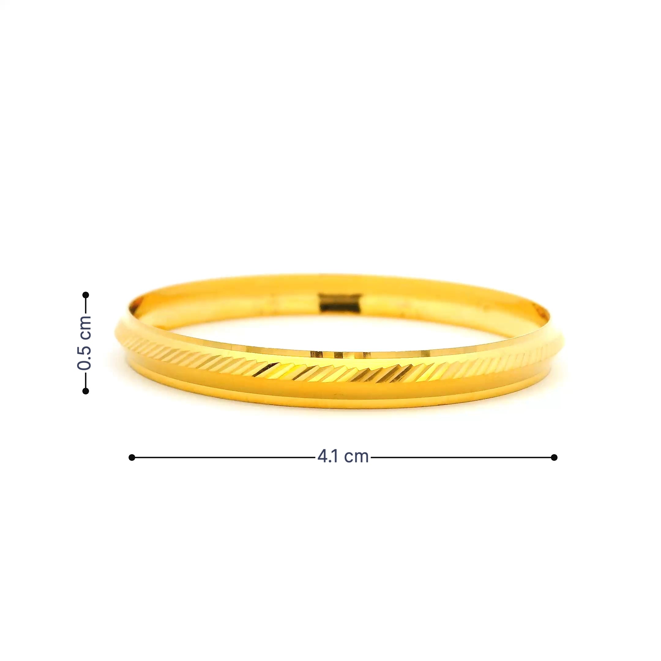 Little Wonders Gold Infant Bangle