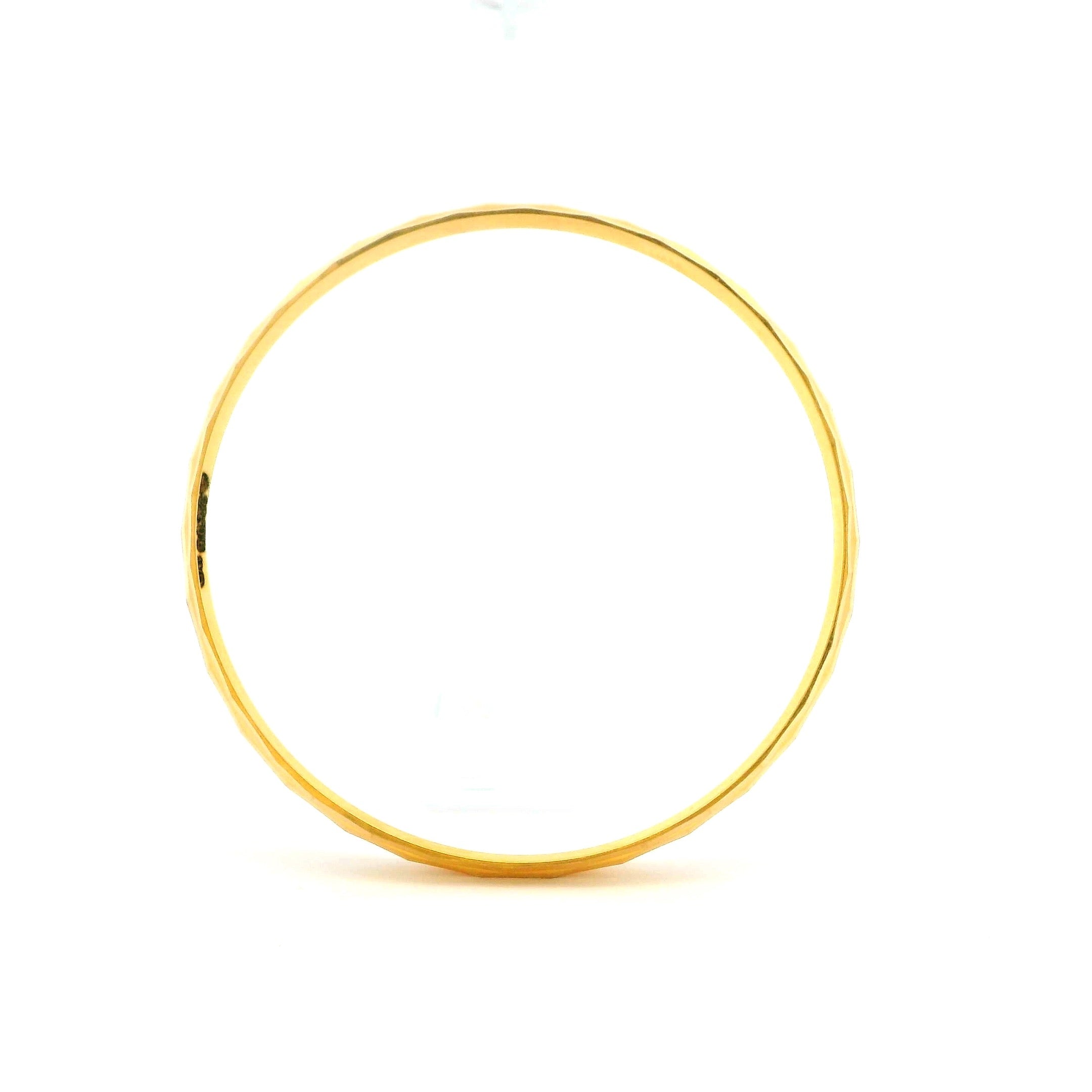 Joyful Glow Gold Infant Bangle