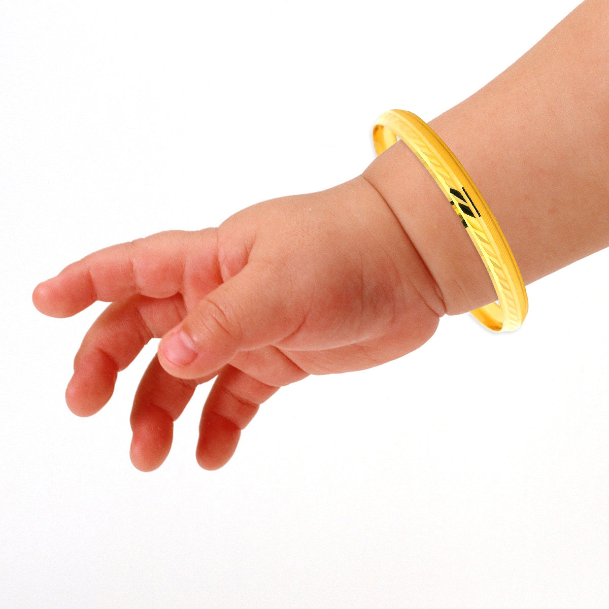 Lovely Glow Gold Infant Bangle