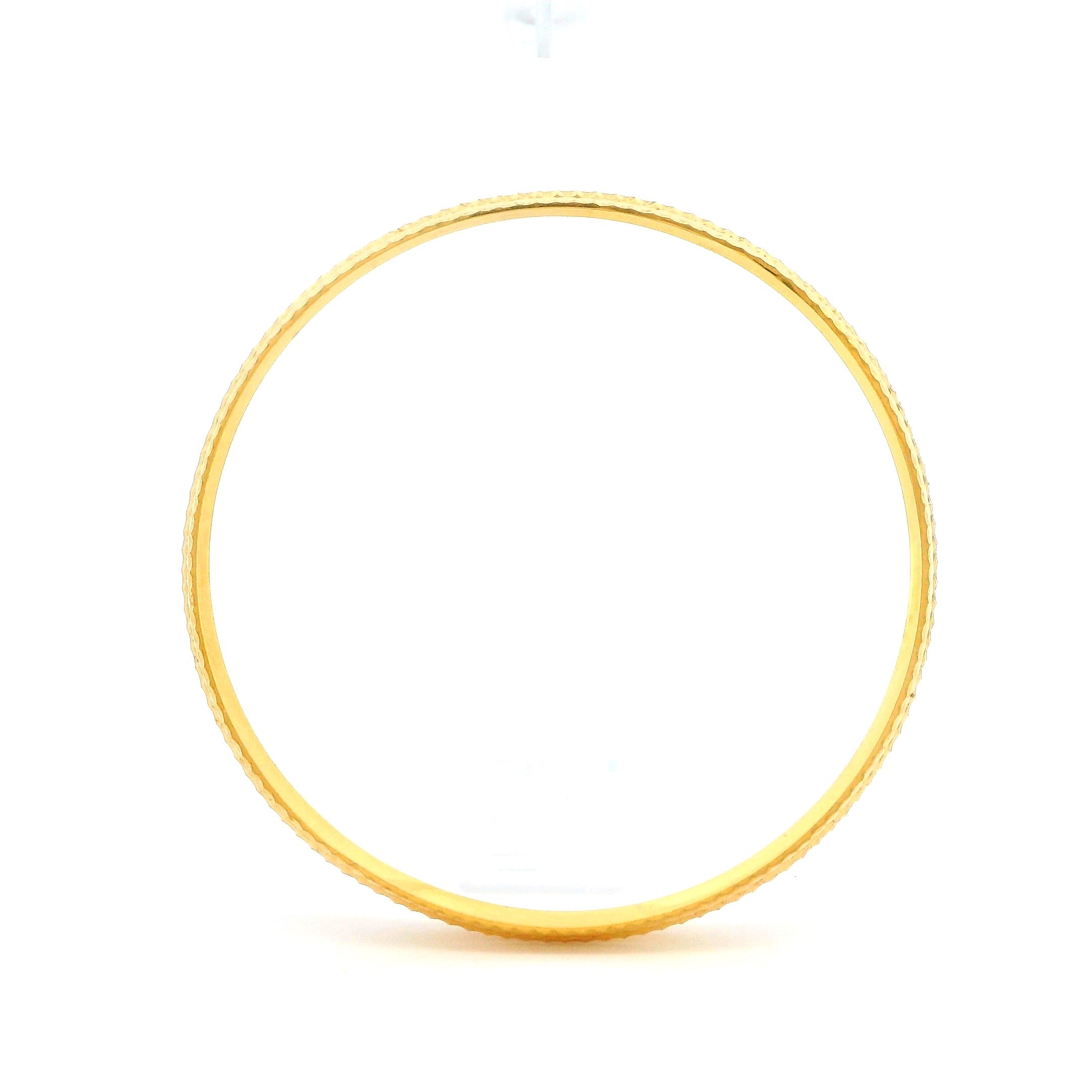 Adorable Shine Gold Infant Bangle