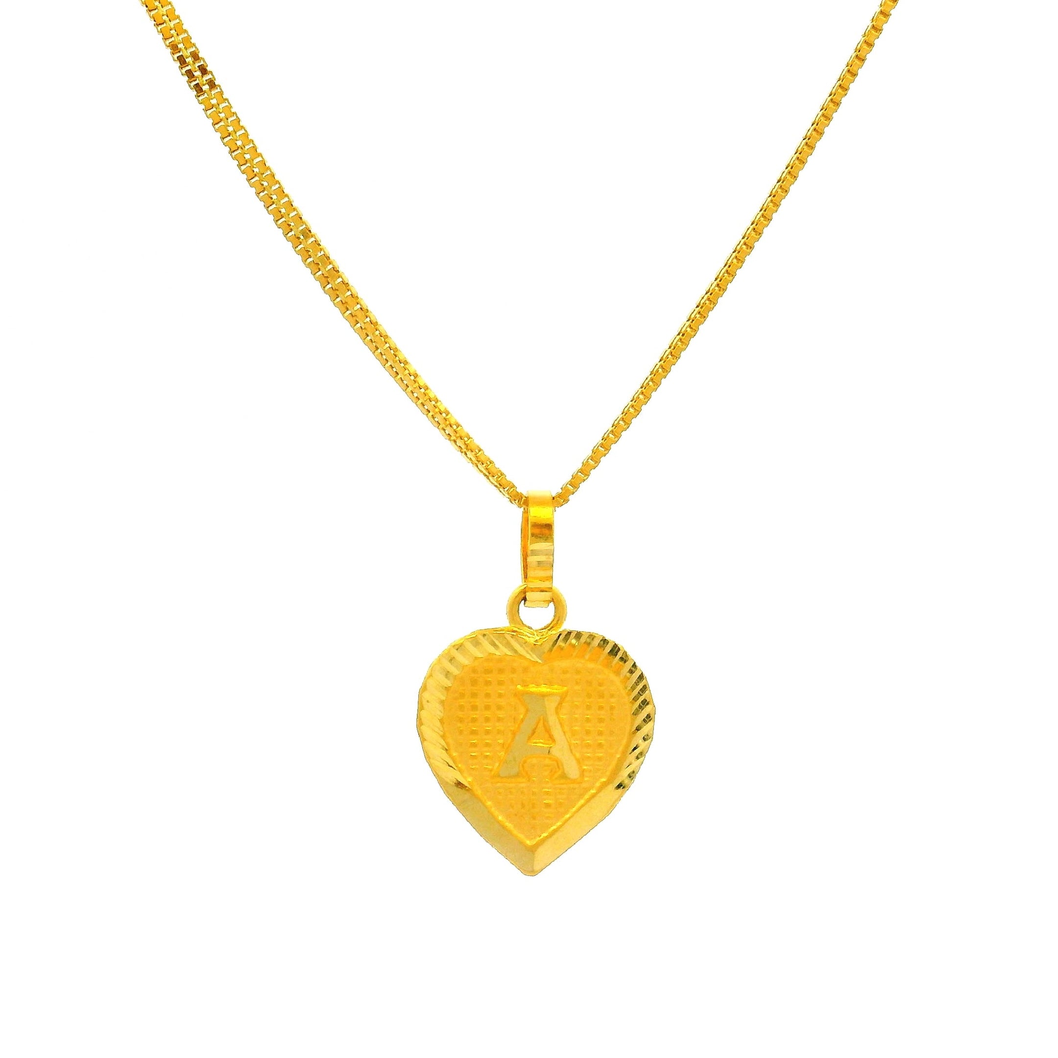 Kids Gold Locket With Chain