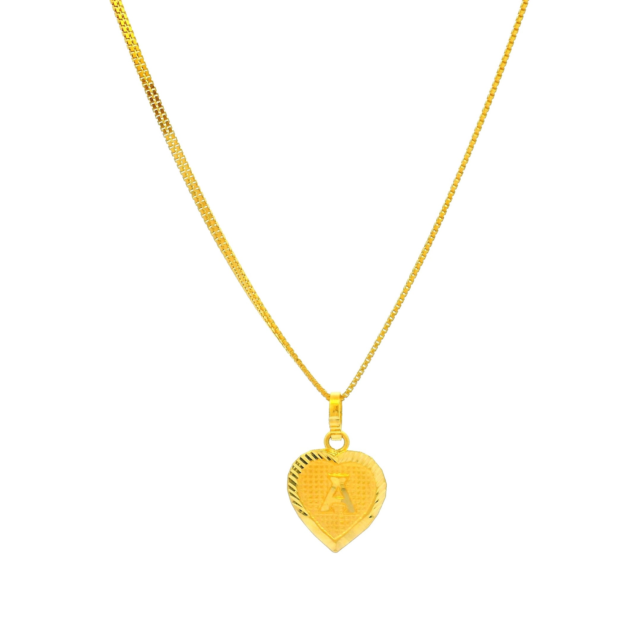 Kids Gold Locket With Chain