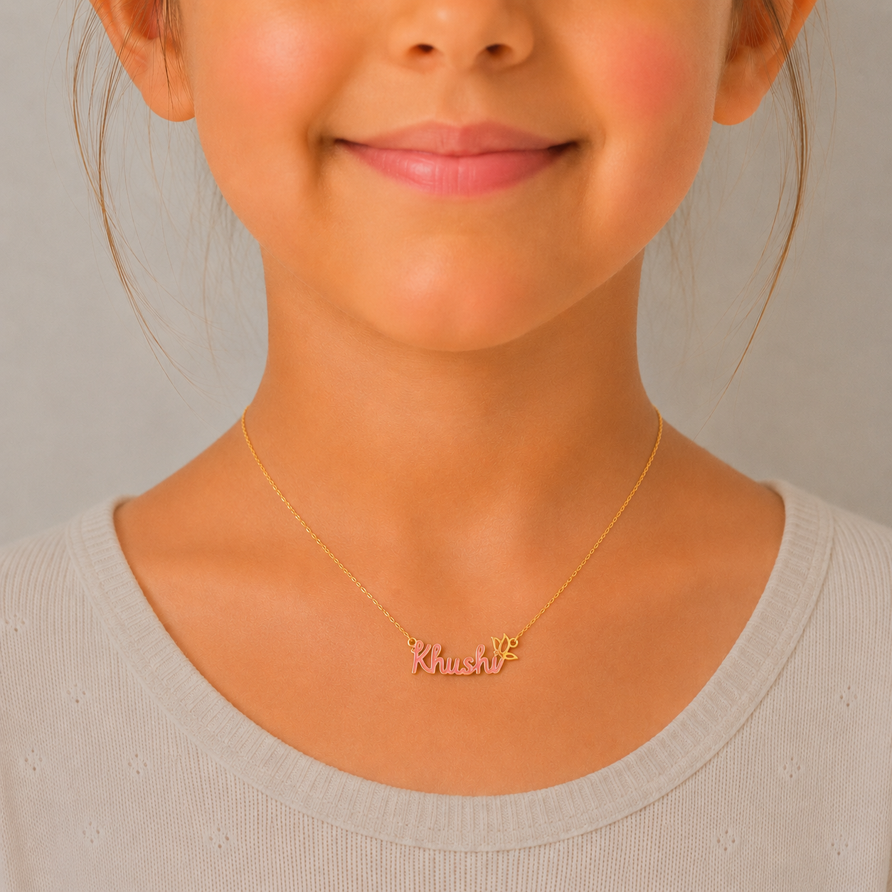 Kind Charm Gold Locket for Kids