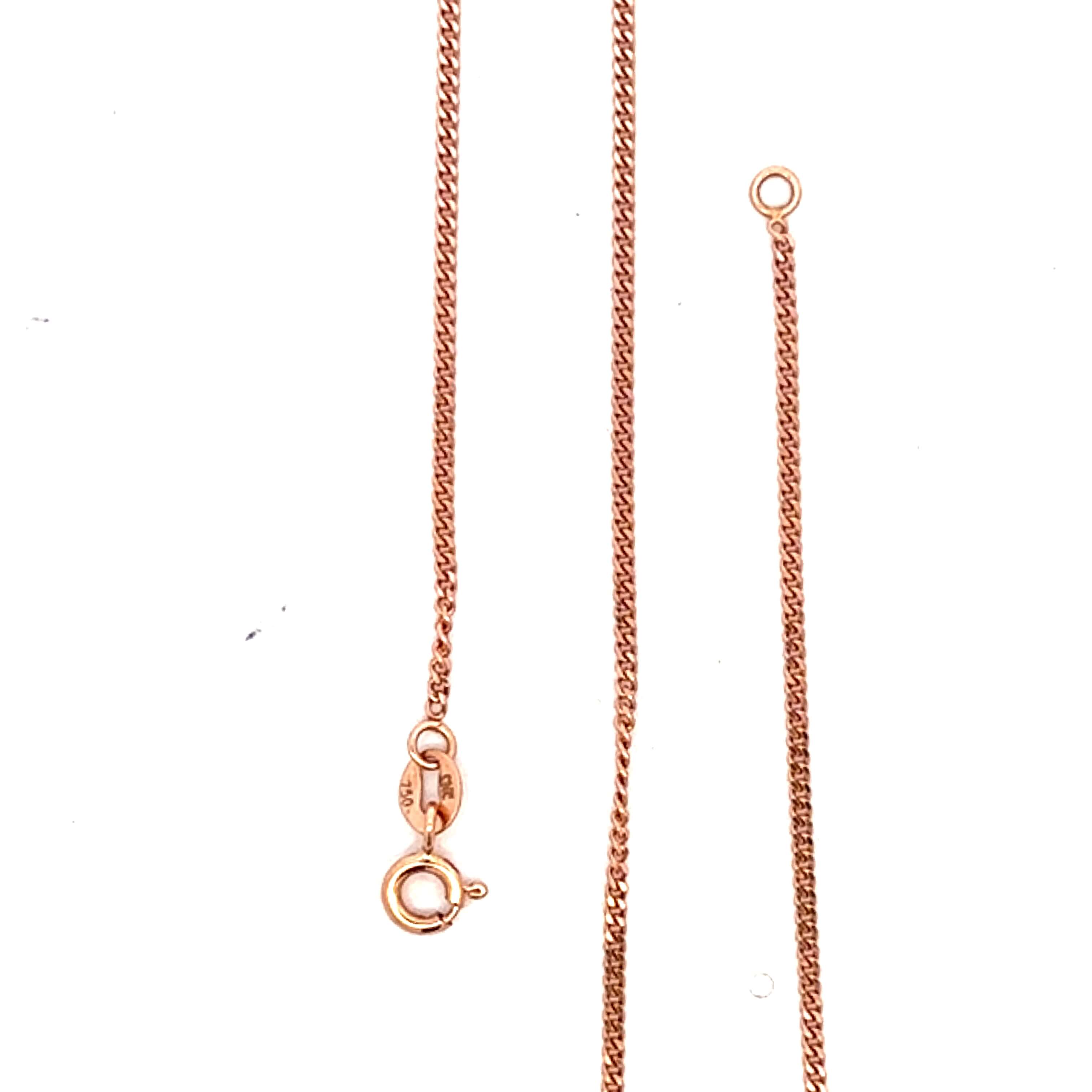 Delicate Glow Rose Gold Chain for Kids