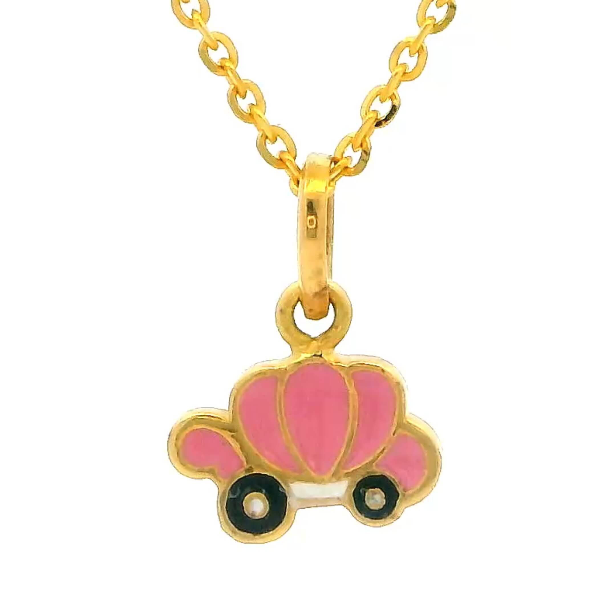 Rosy Joy 18K Kids Gold Locket