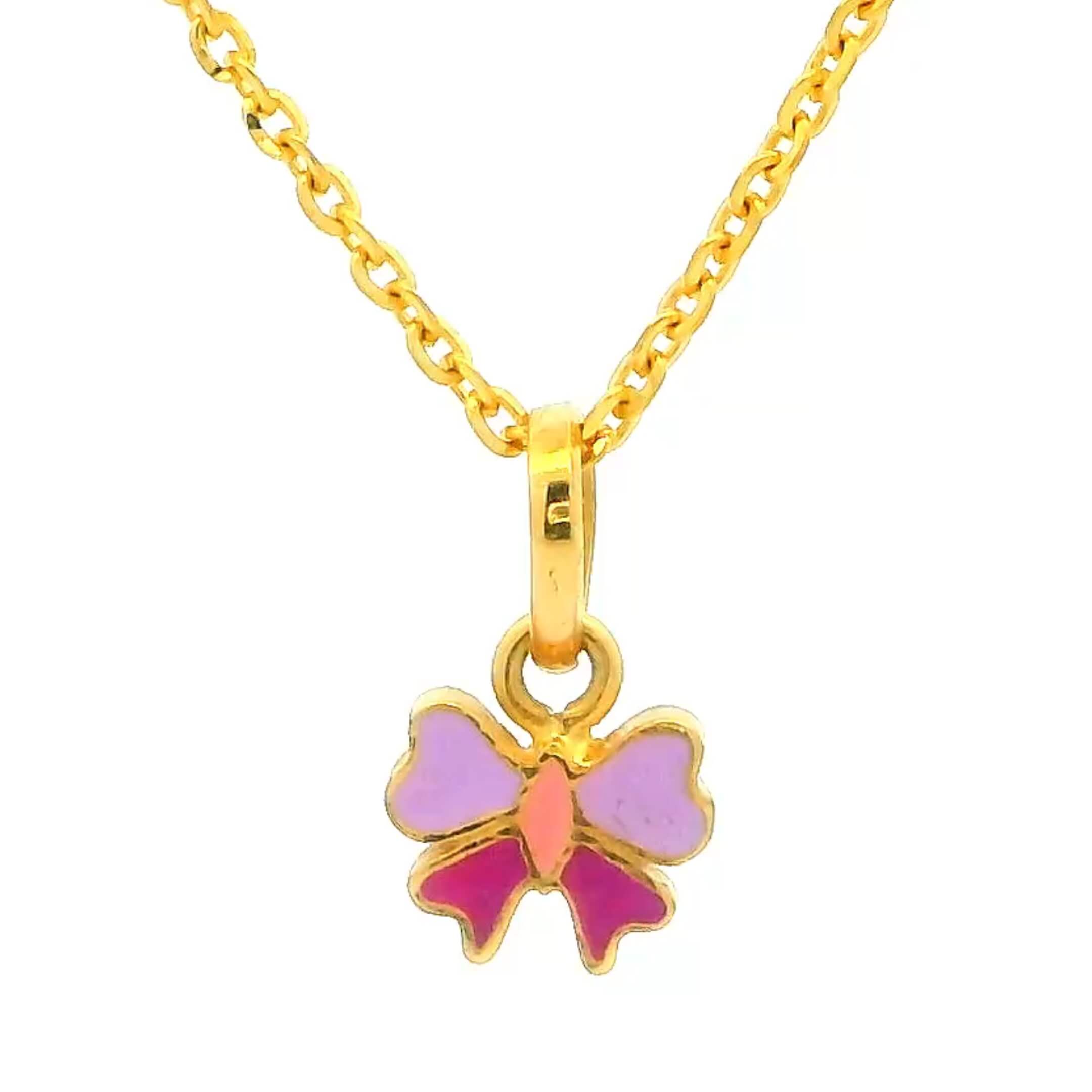 Gleeful Vibrant 18K Kids Gold Locket