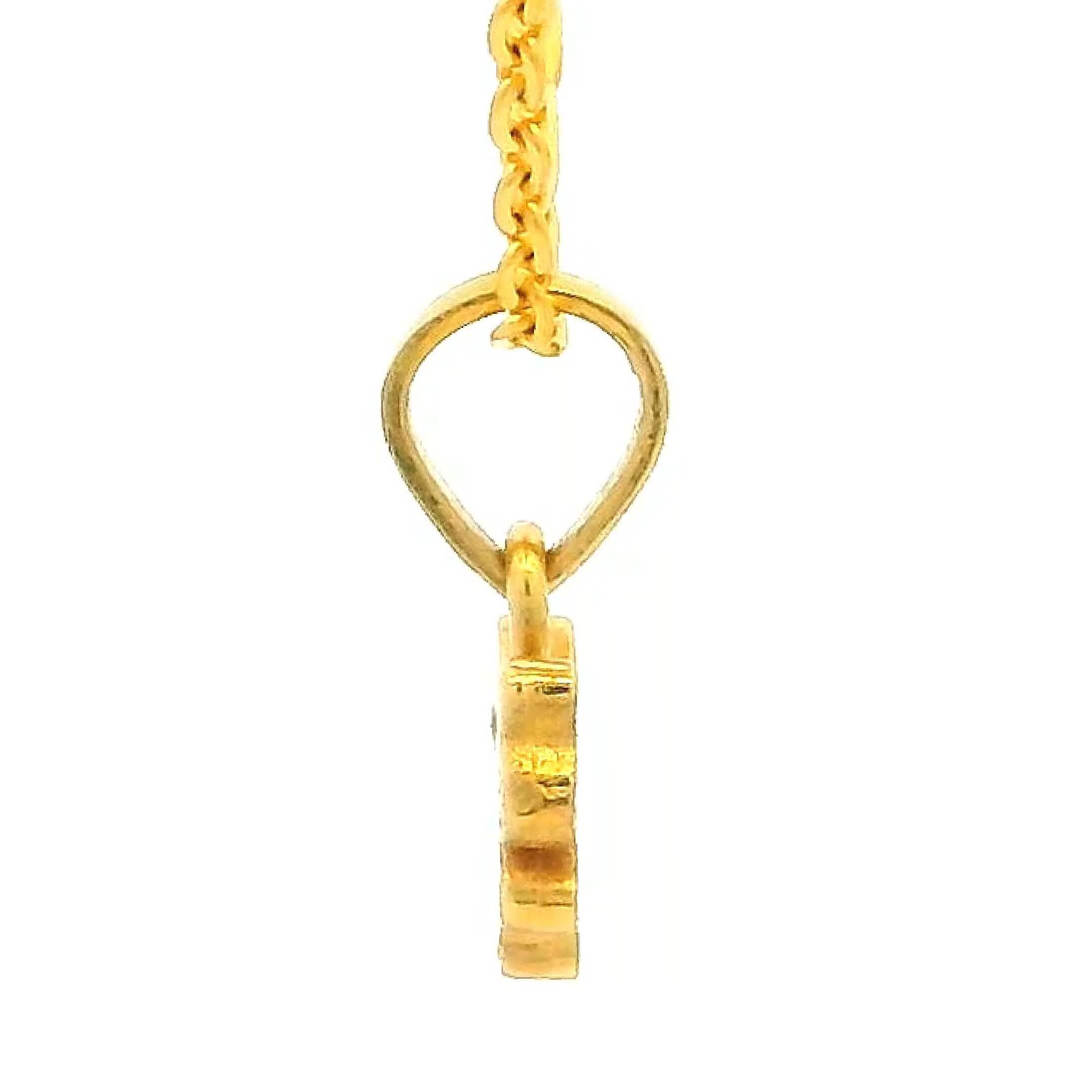 Gleeful Vibrant 18K Kids Gold Locket