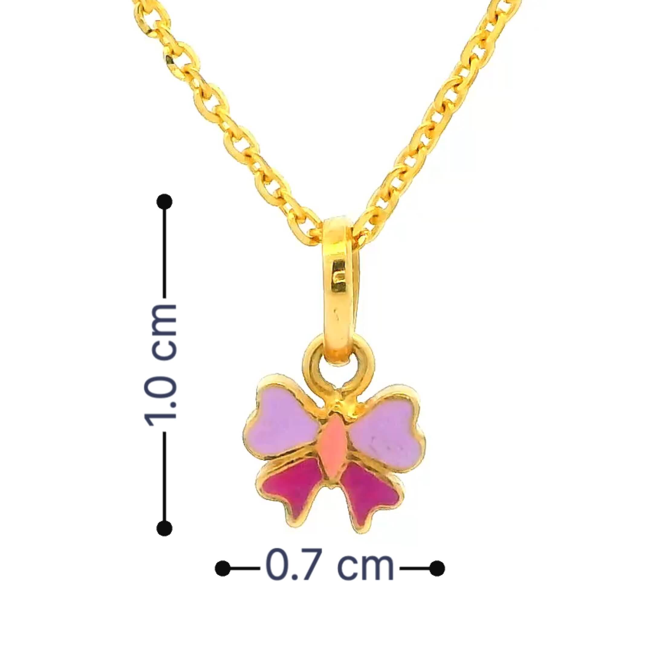 Gleeful Vibrant 18K Kids Gold Locket