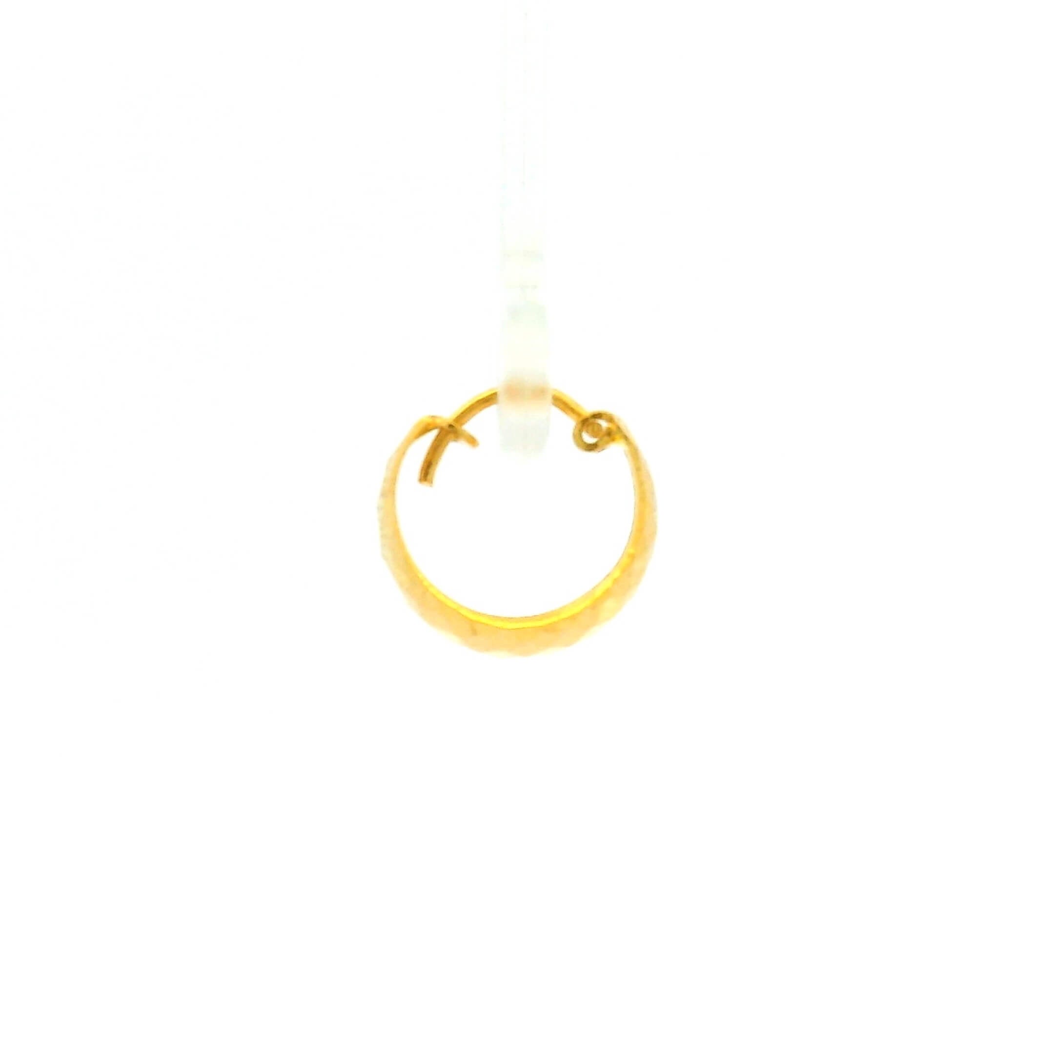 Warm Shine Gold Earrings for Kids