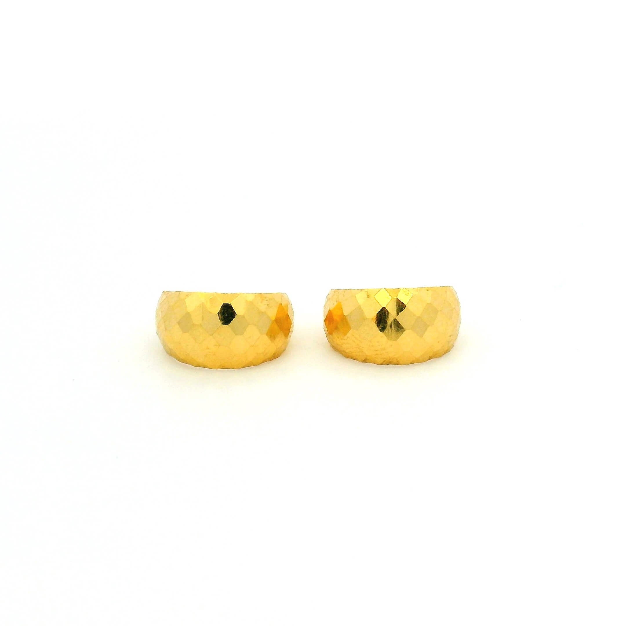 Warm Shine Gold Earrings for Kids