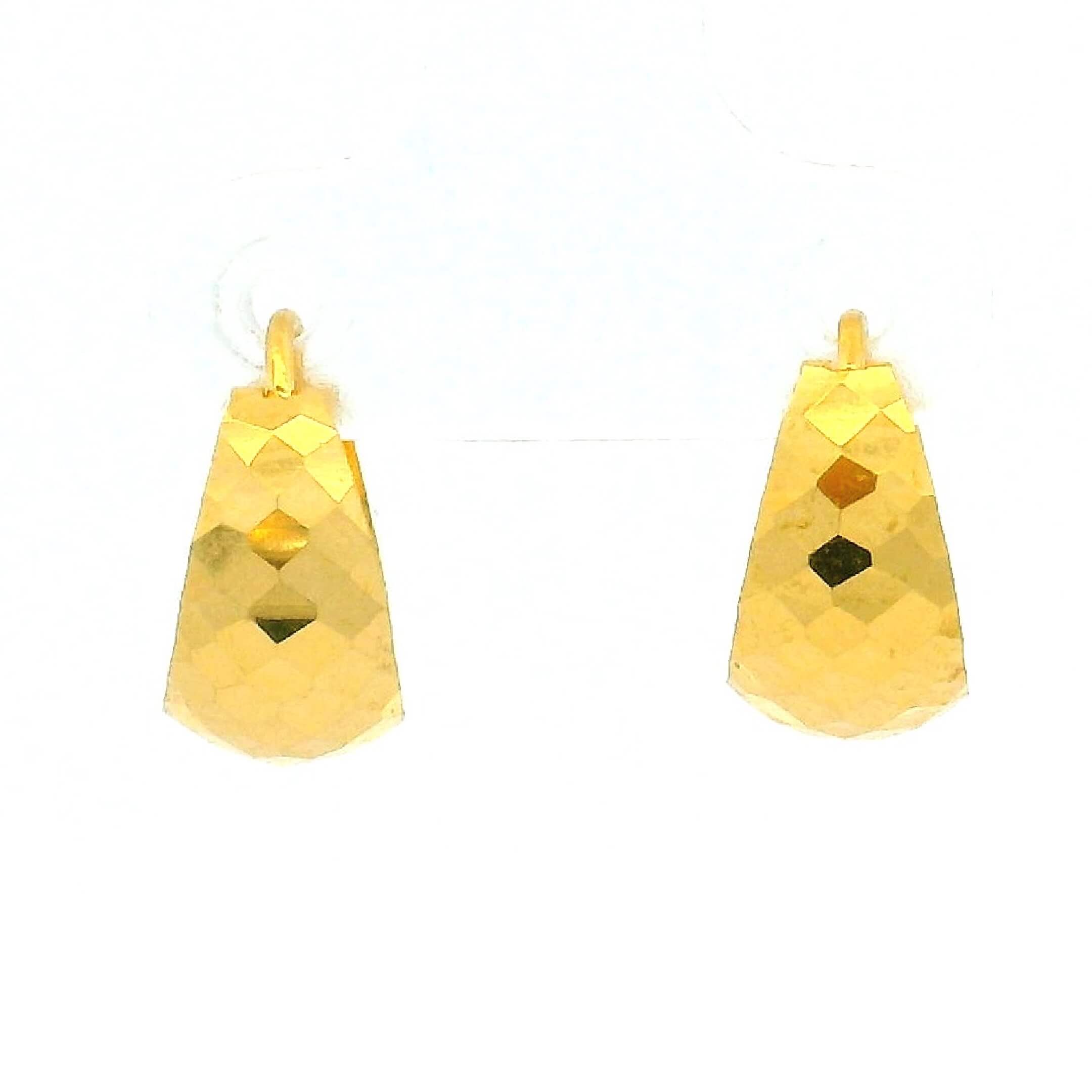 Warm Shine Gold Earrings for Kids