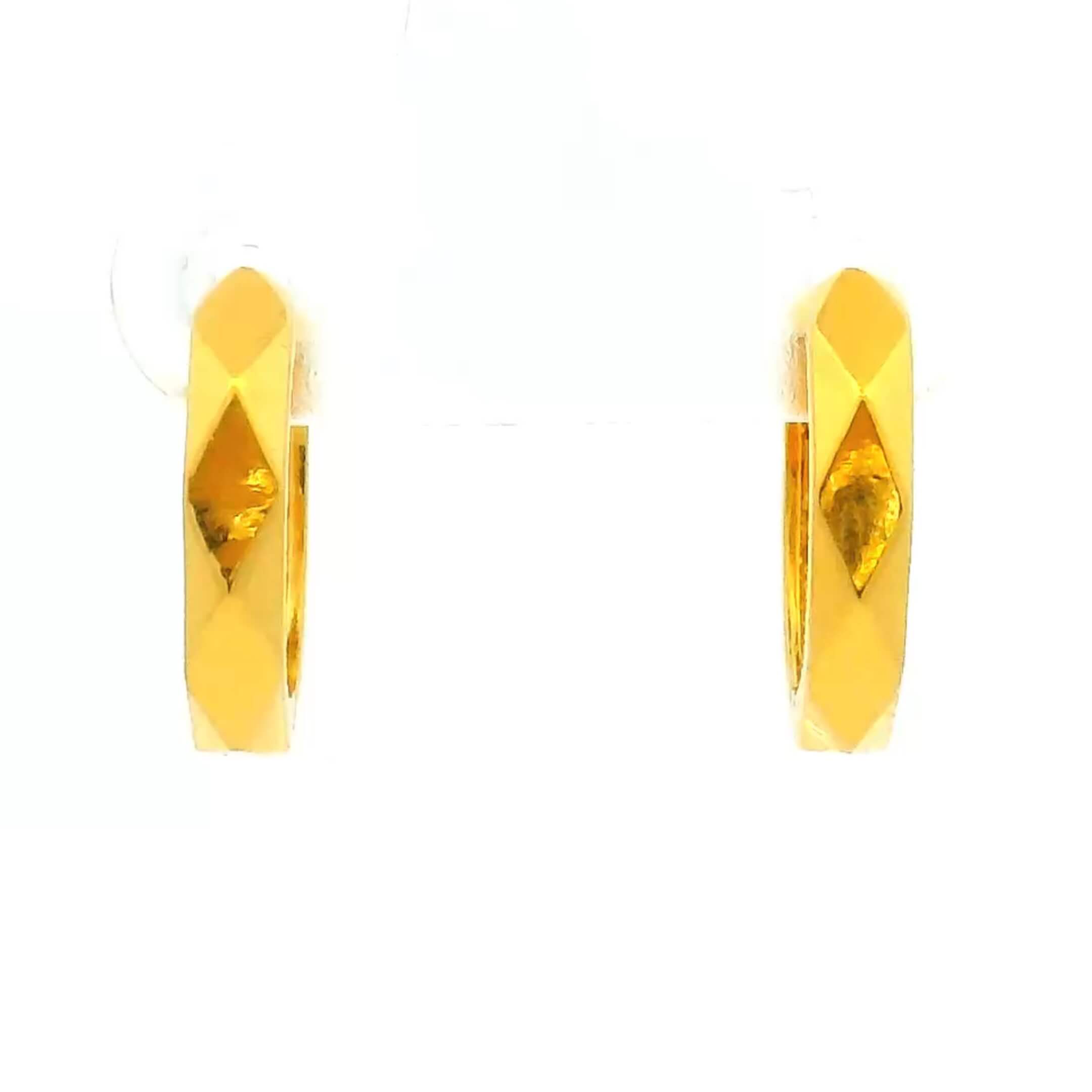 Petite Shine 22K Gold Earrings for Kids