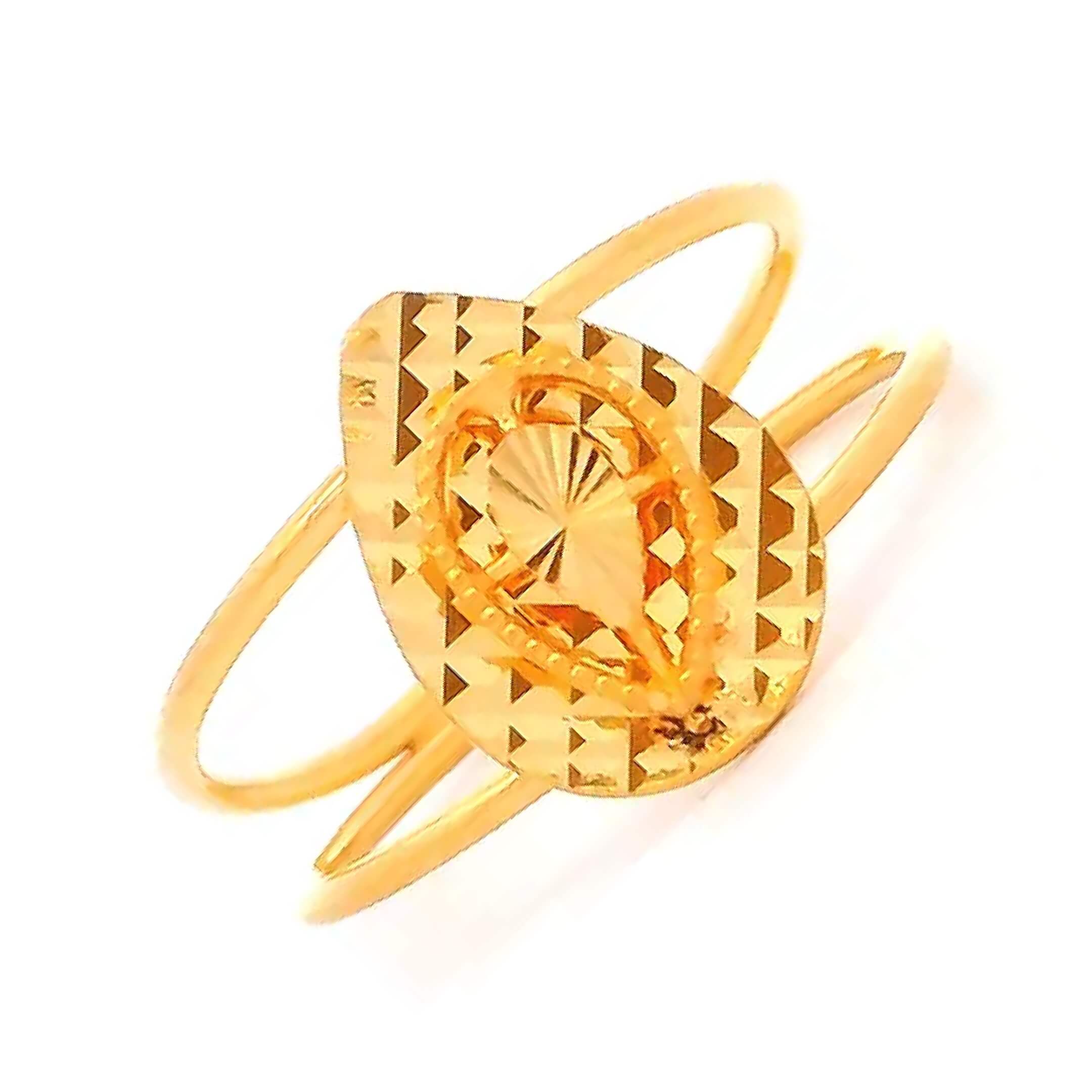 Pretty Paisley Gold Kids Ring