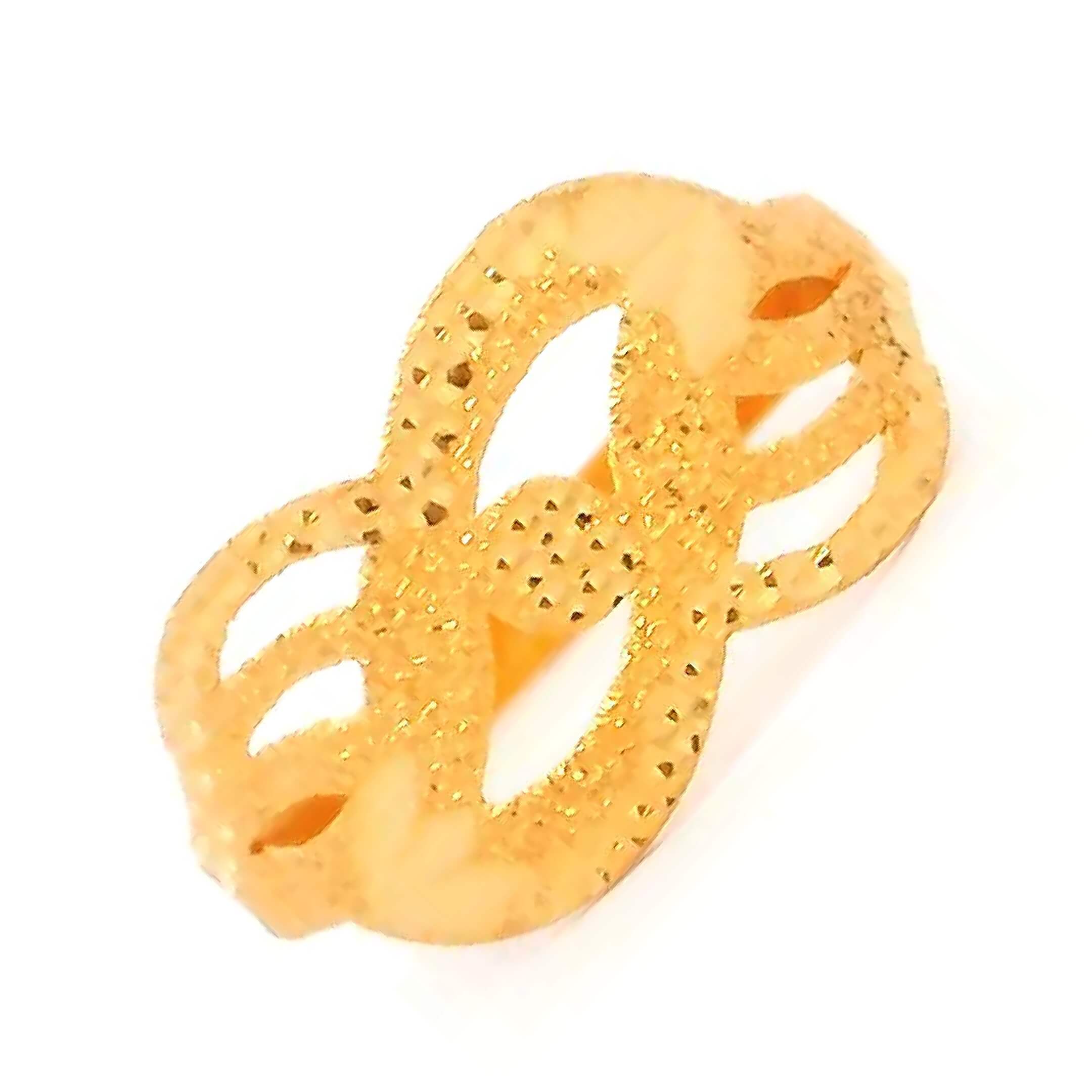 Whimsical Style Gold Kids Ring