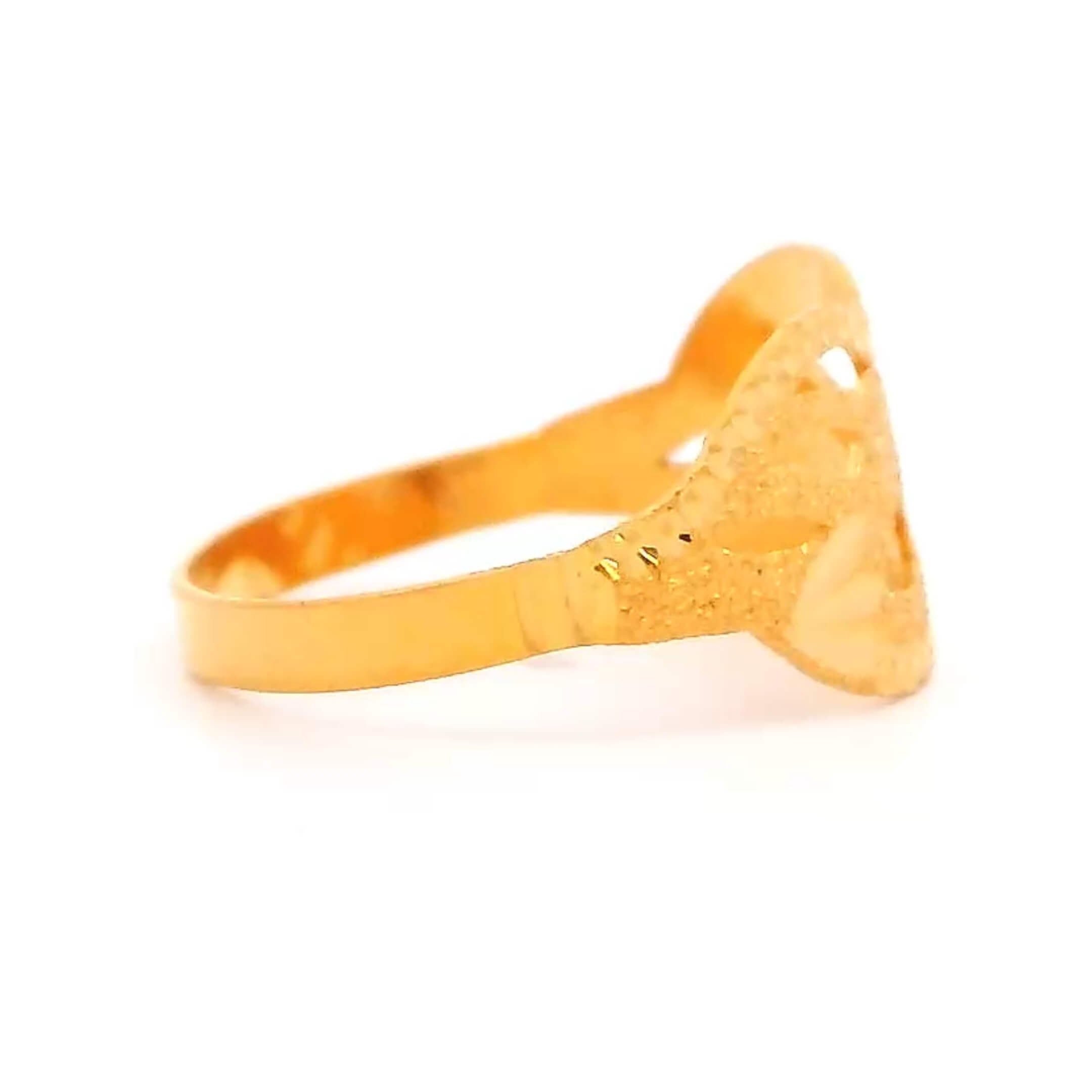 Whimsical Style Gold Kids Ring