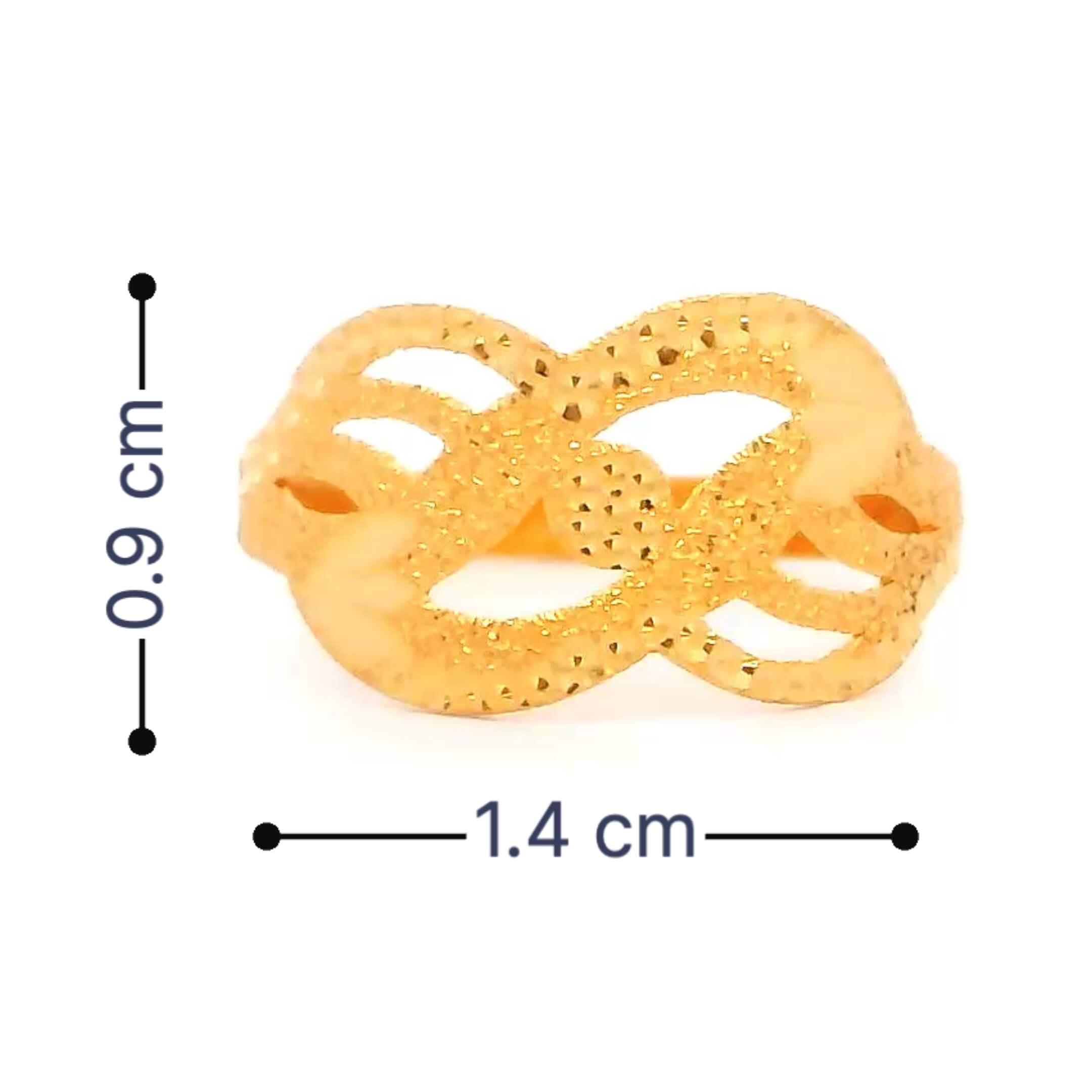 Whimsical Style Gold Kids Ring