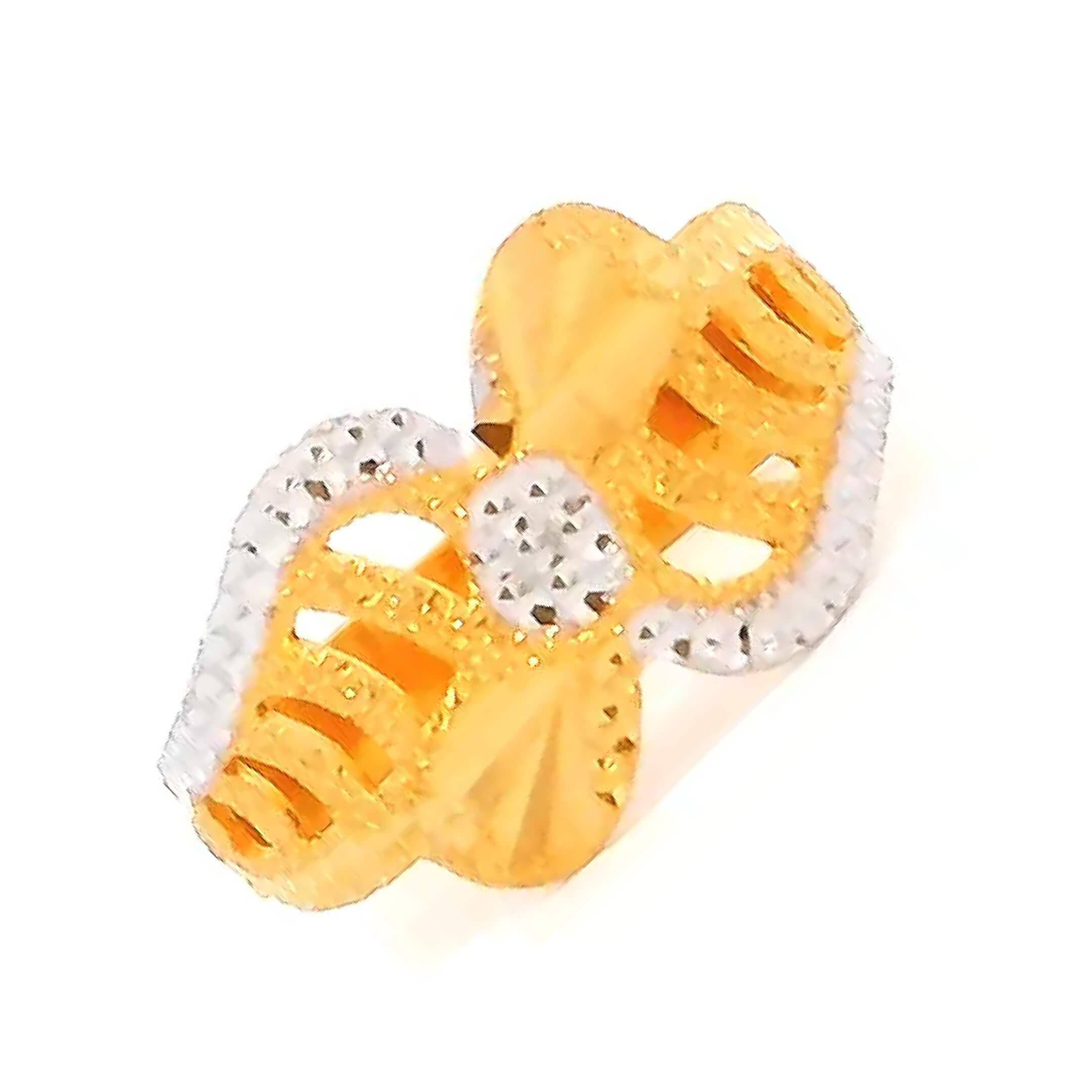 Flower Bloom Gold Kids Ring