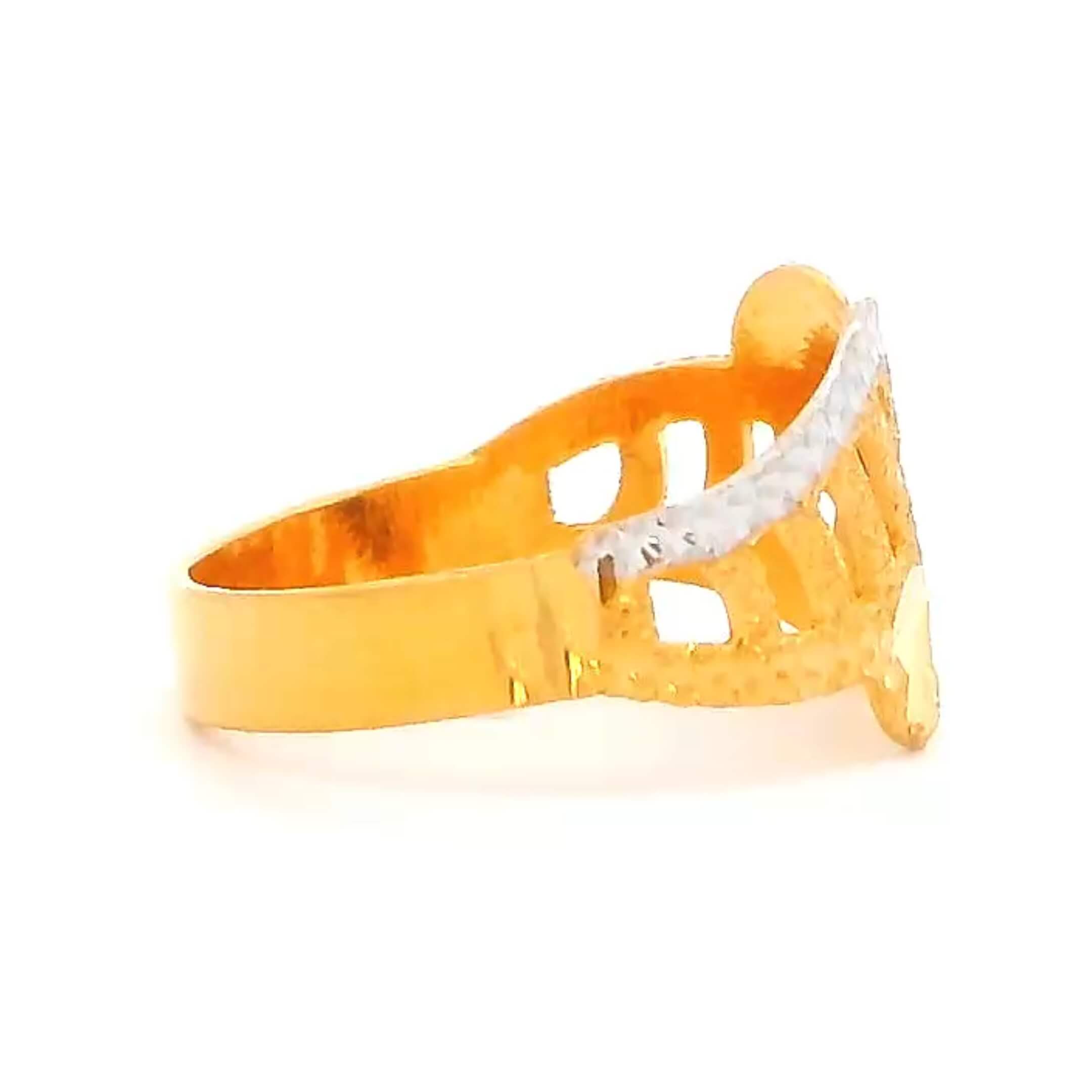 Flower Bloom Gold Kids Ring