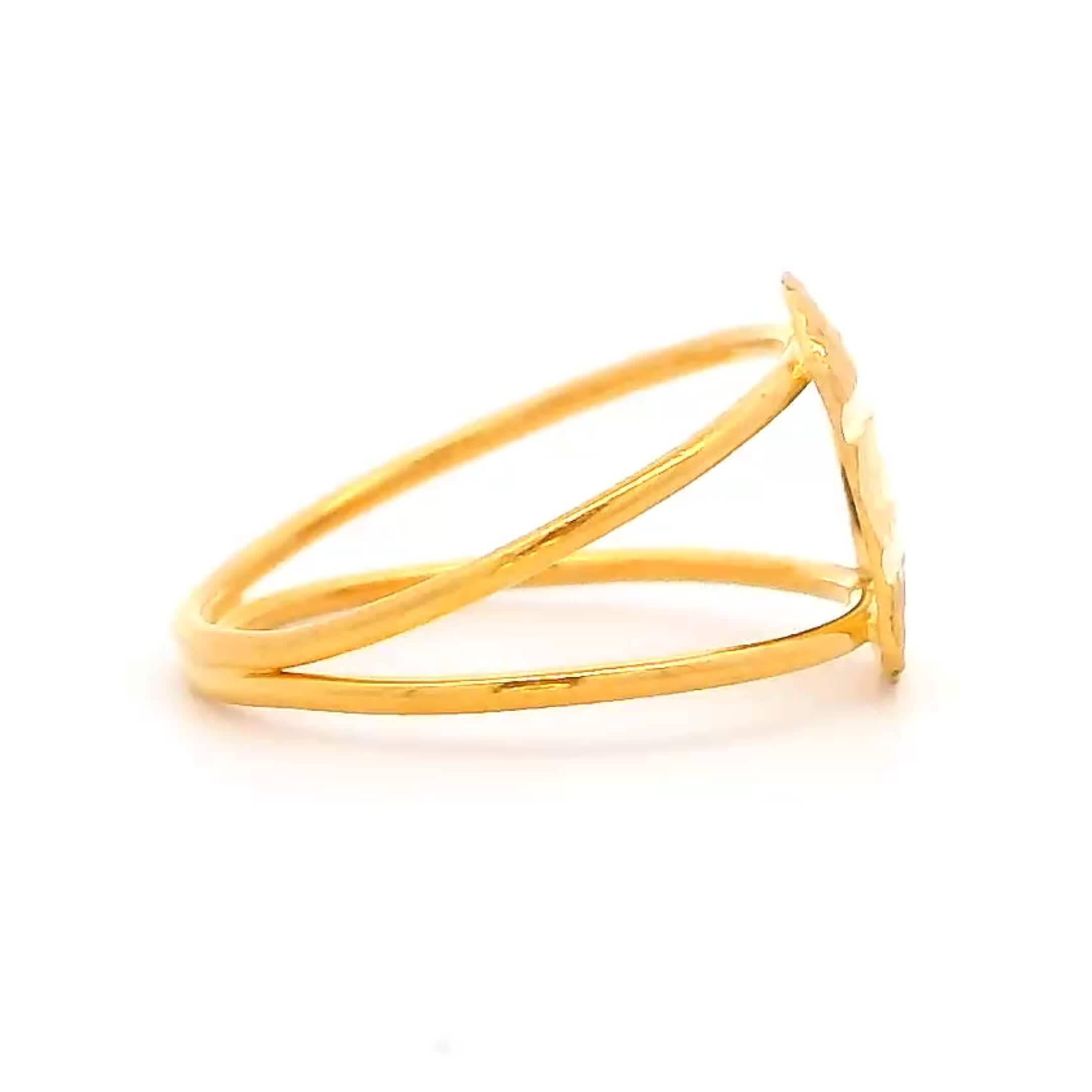 Delightful Charm Gold Kids Ring