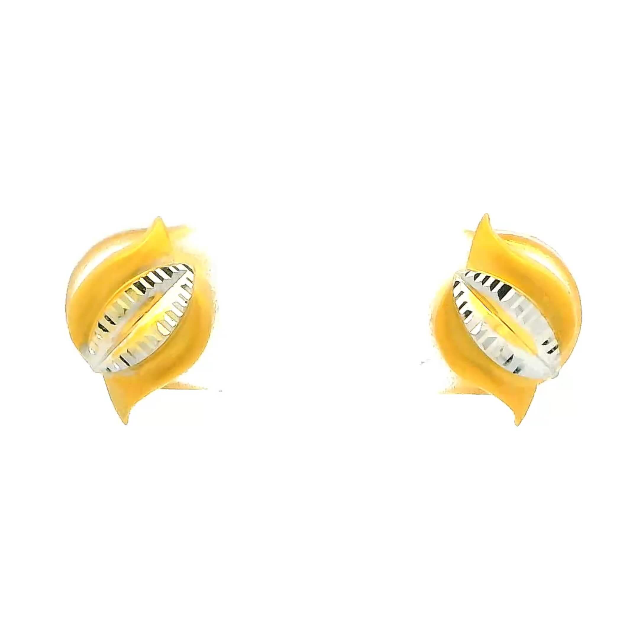 Petite Spark 18K Gold Earrings for Kids