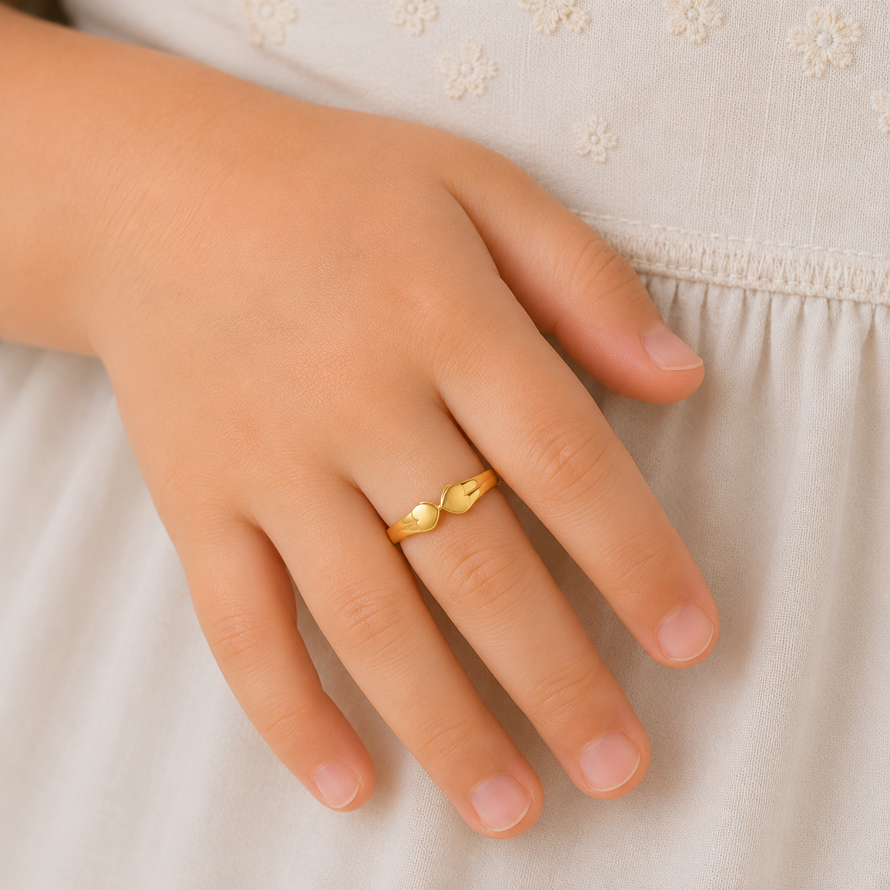Jolly Style Gold Kids Ring