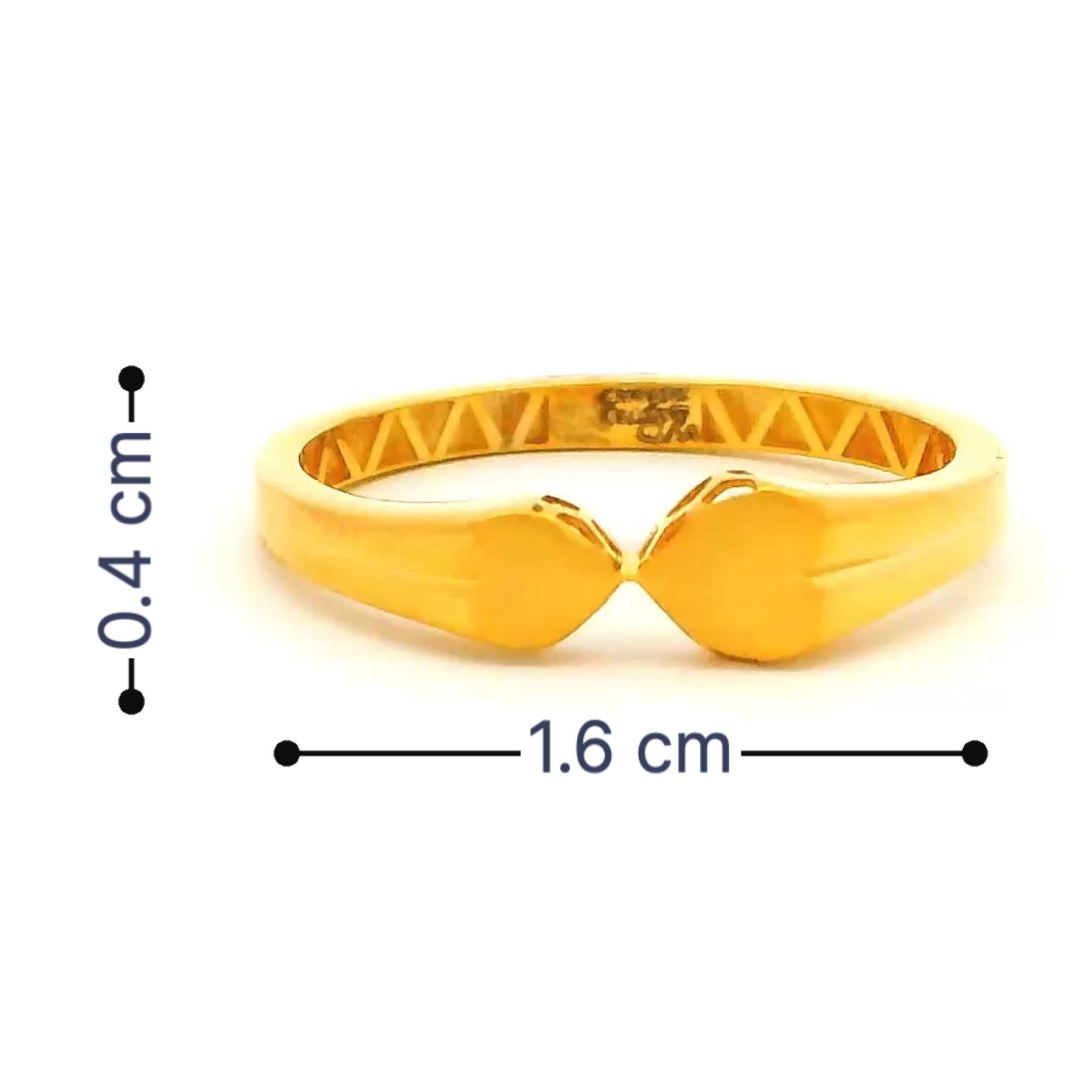 Jolly Style Gold Kids Ring