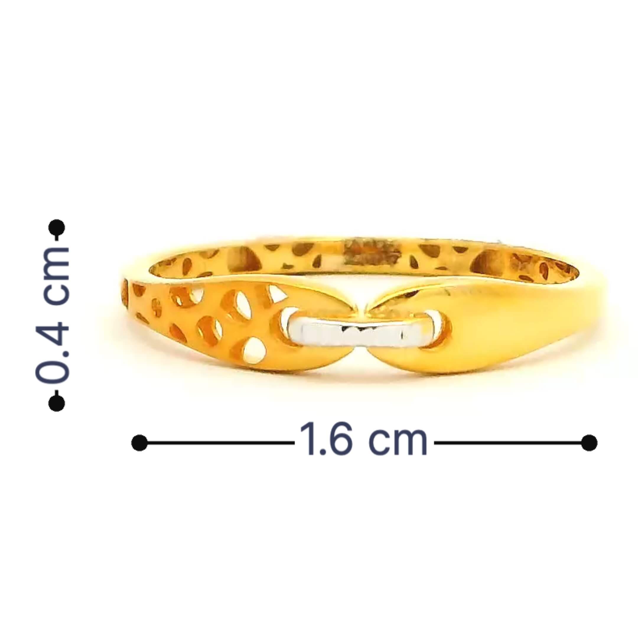 Playful Charms Gold Kids Ring