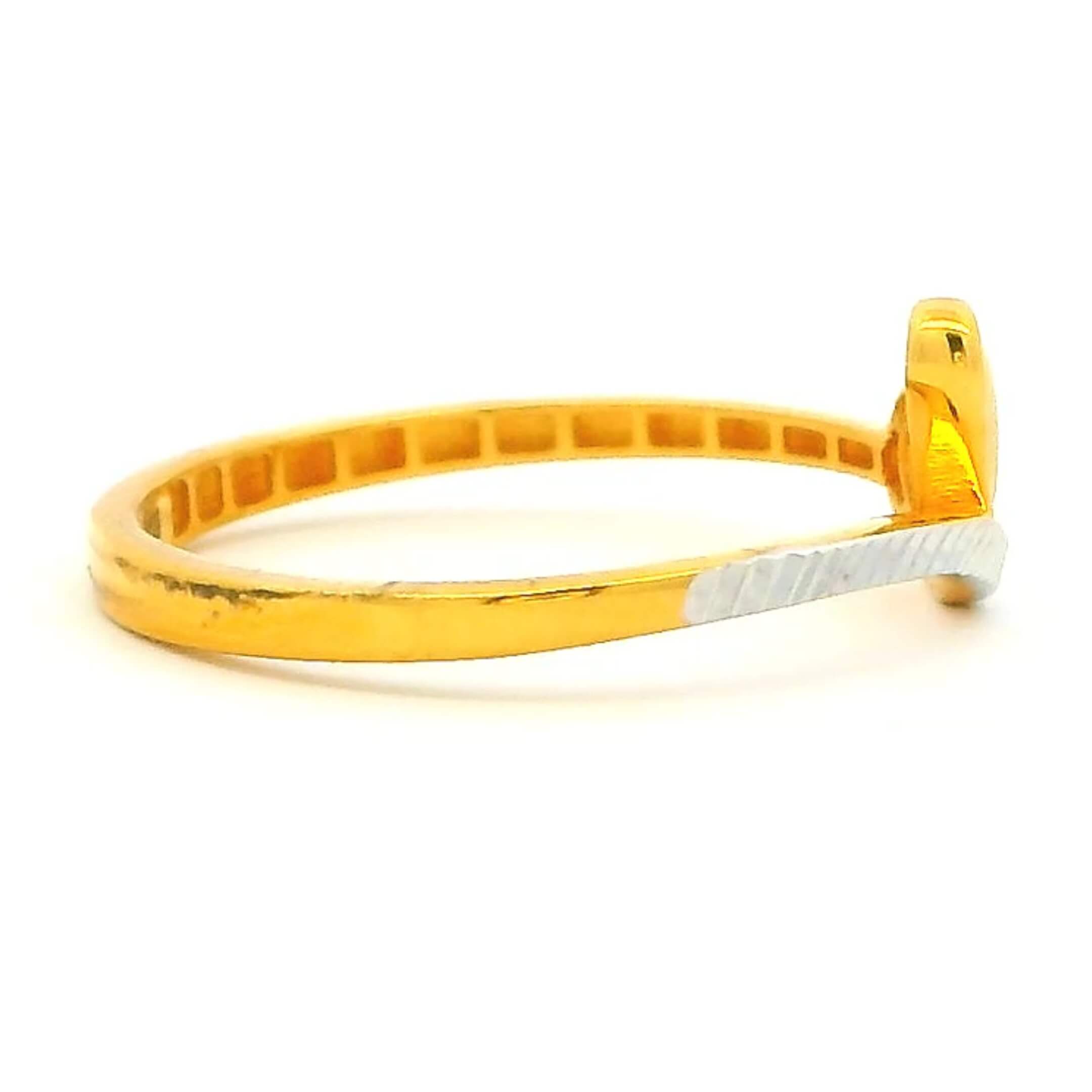 Lovely Heart Gold Kids Ring