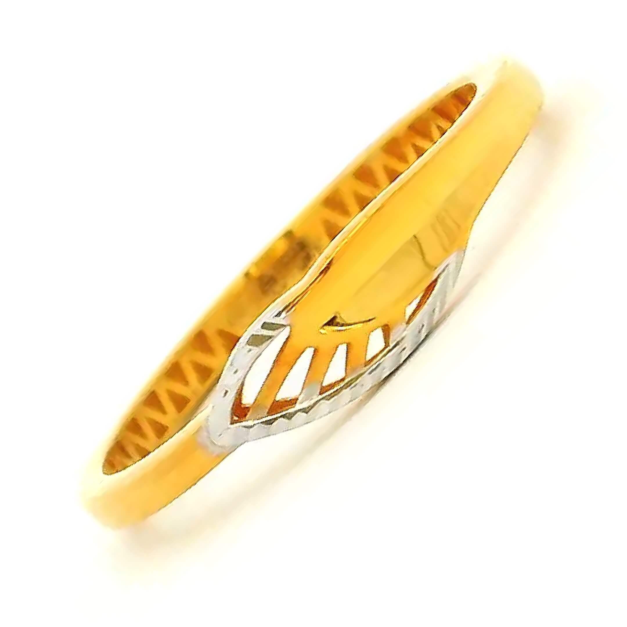 Fun Stylish Gold Kids Ring