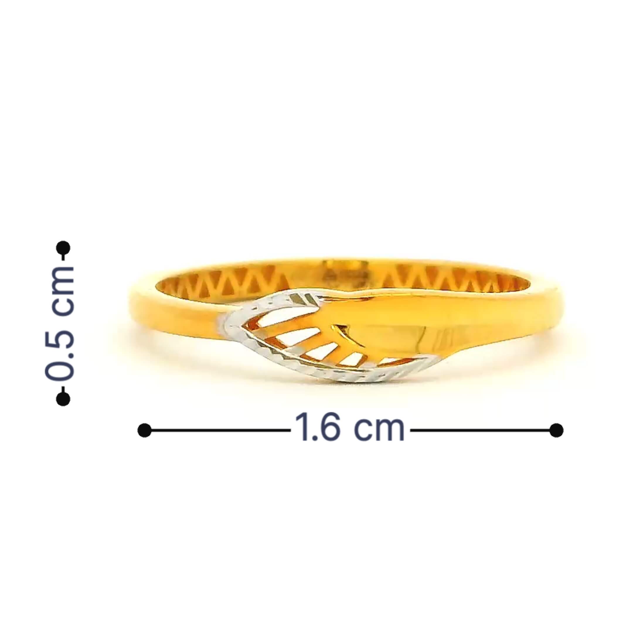Fun Stylish Gold Kids Ring