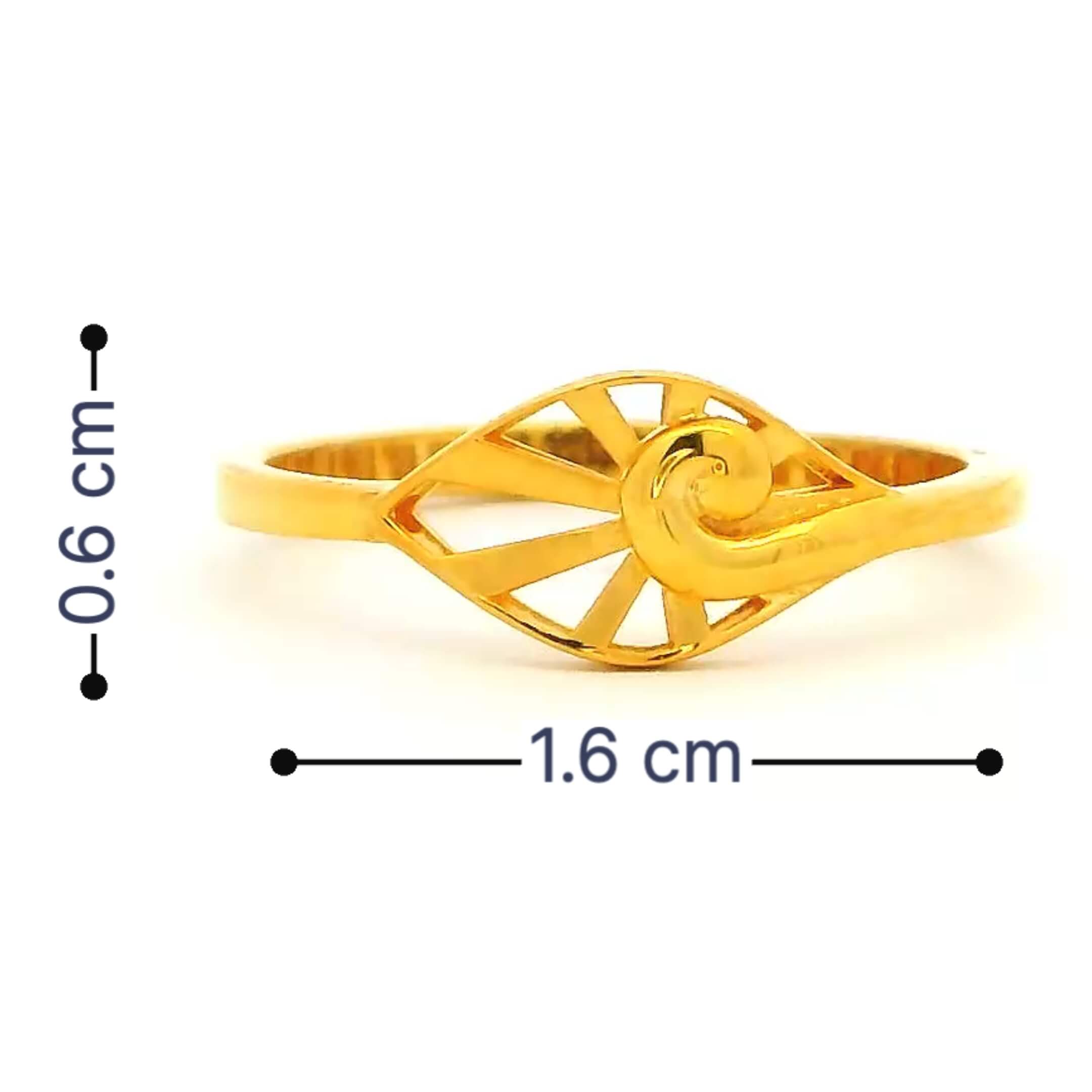 Charming Style Gold Kids Ring