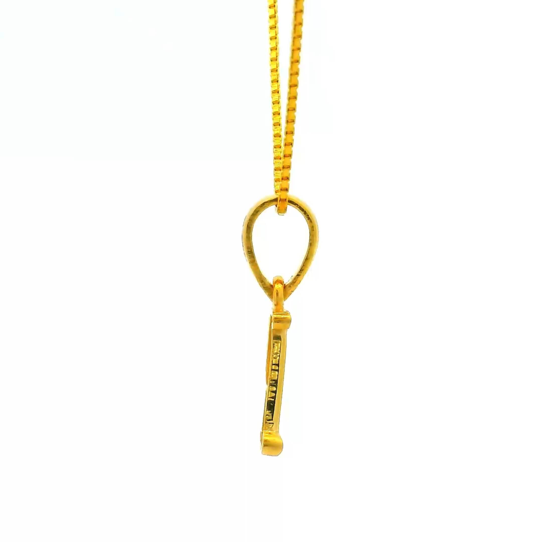 Precious Gleam Gold Locket for Kids
