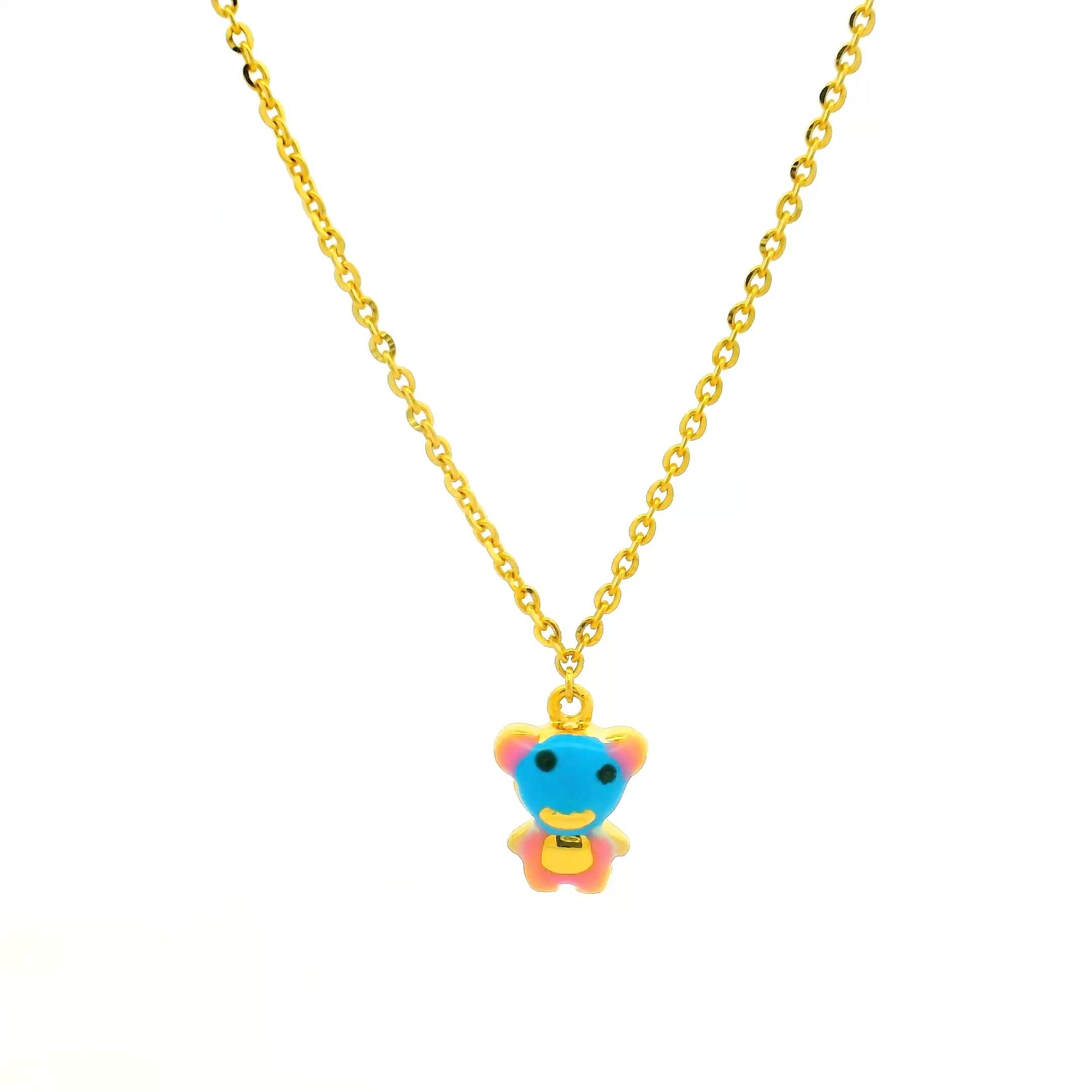 Kids Gold Locket With Chain