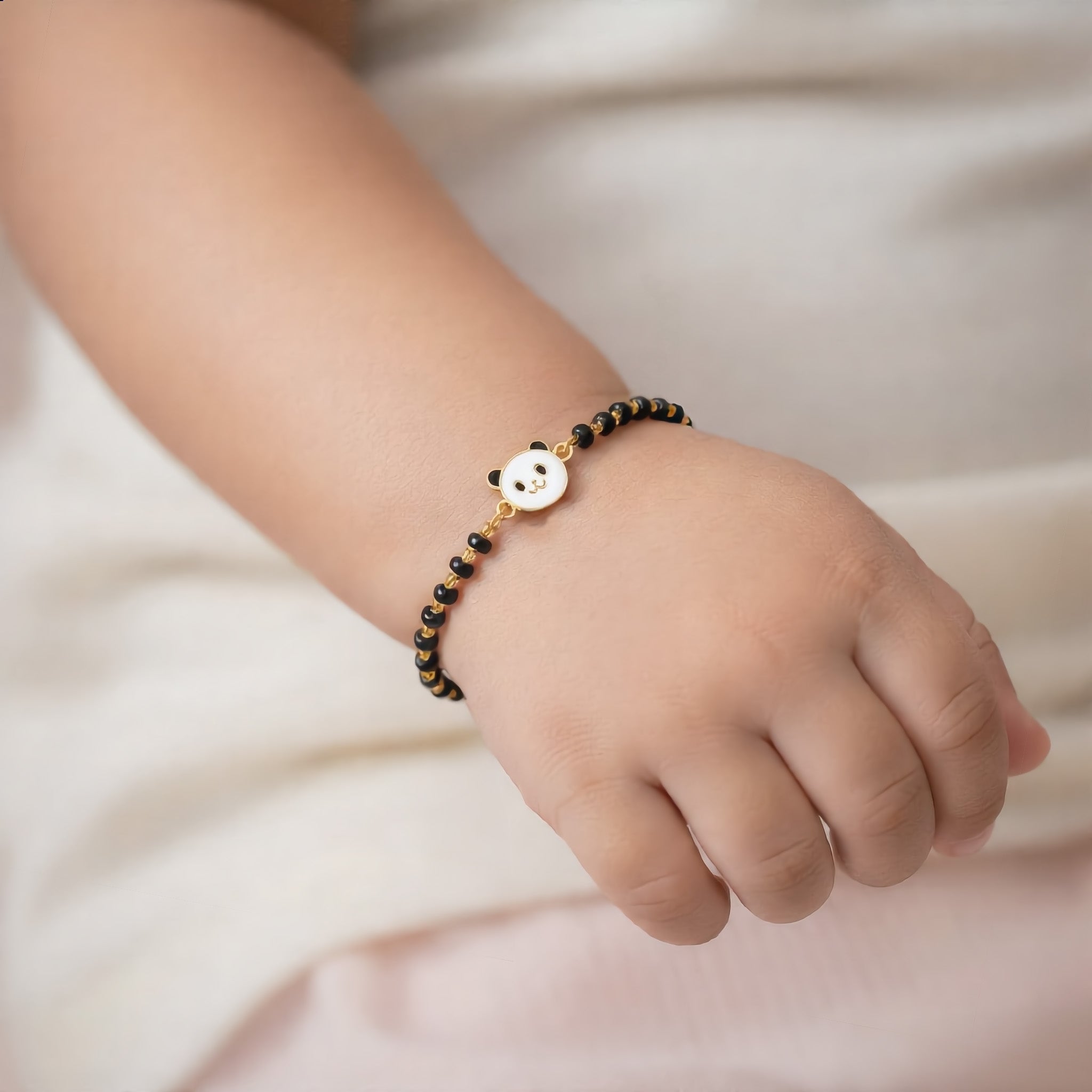 Cutsie Panda Gold Bracelet for Kids