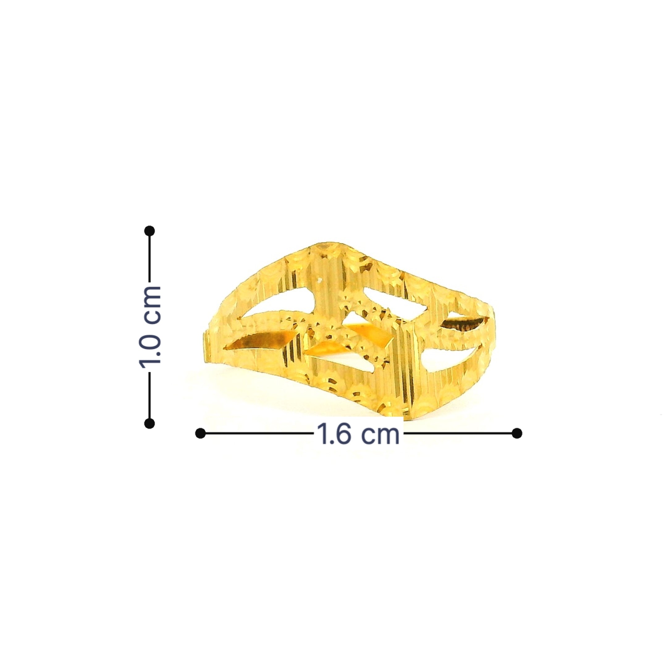 Stylish Glow Gold Kids Ring