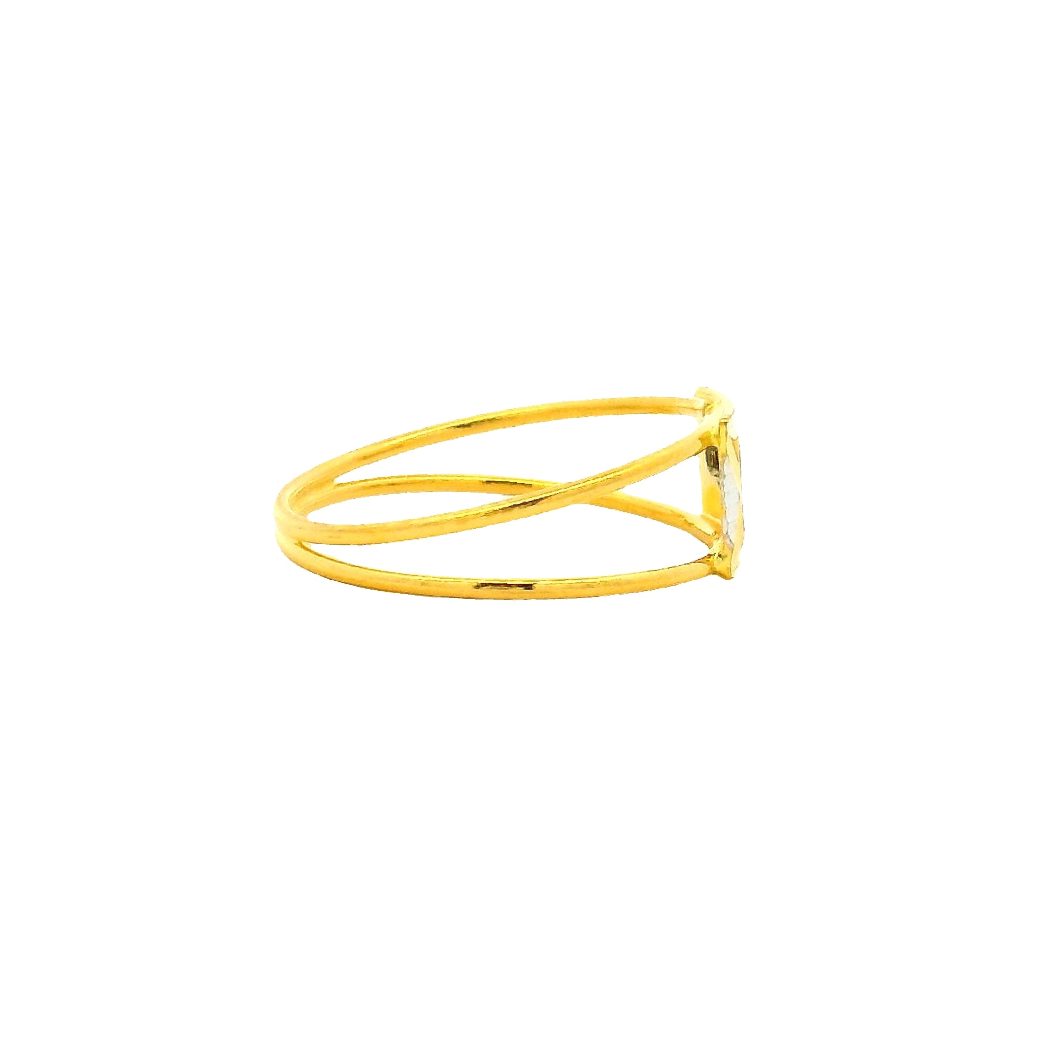Itsy Bitsy Gold Flower Kids Ring
