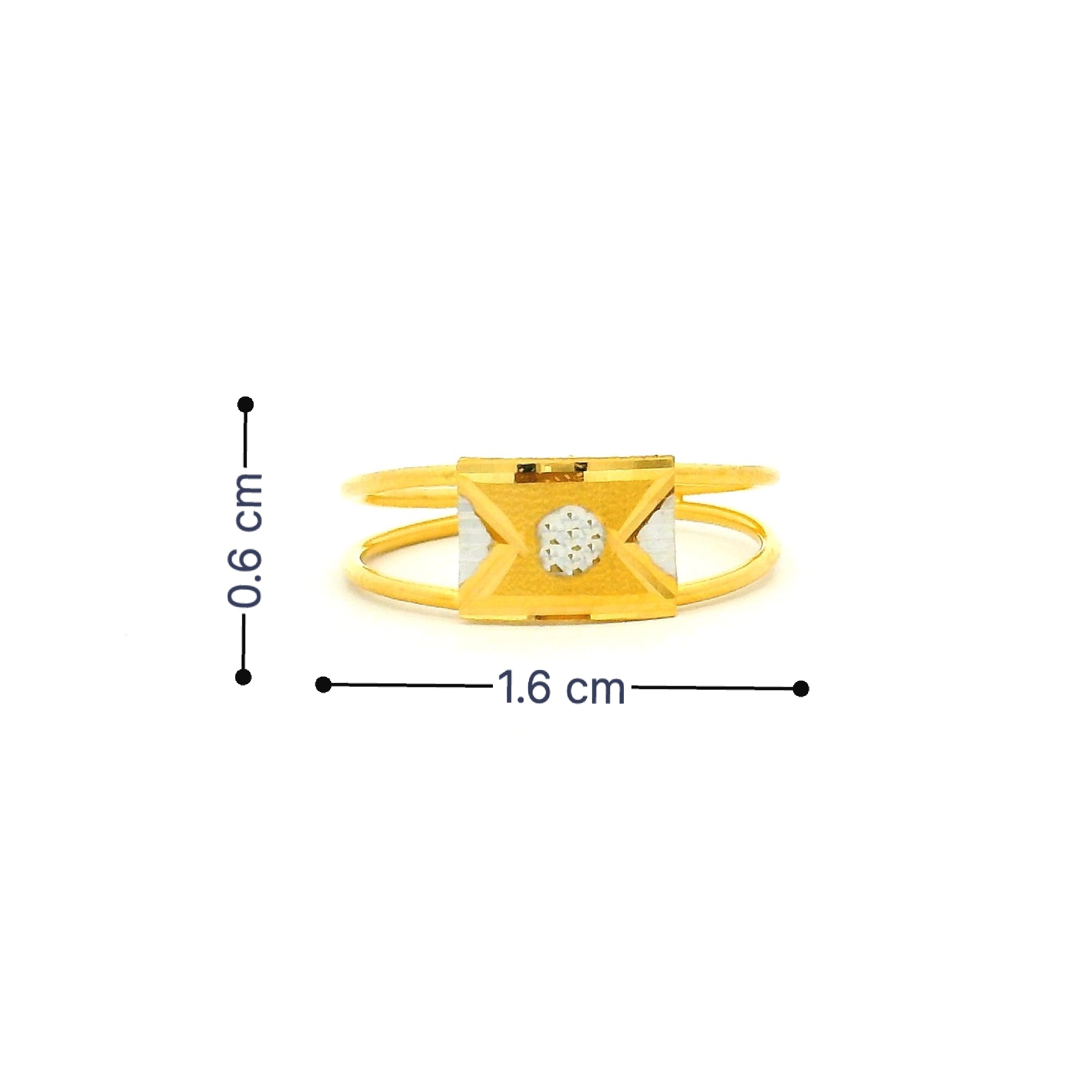 Itsy Bitsy Gold Flower Kids Ring