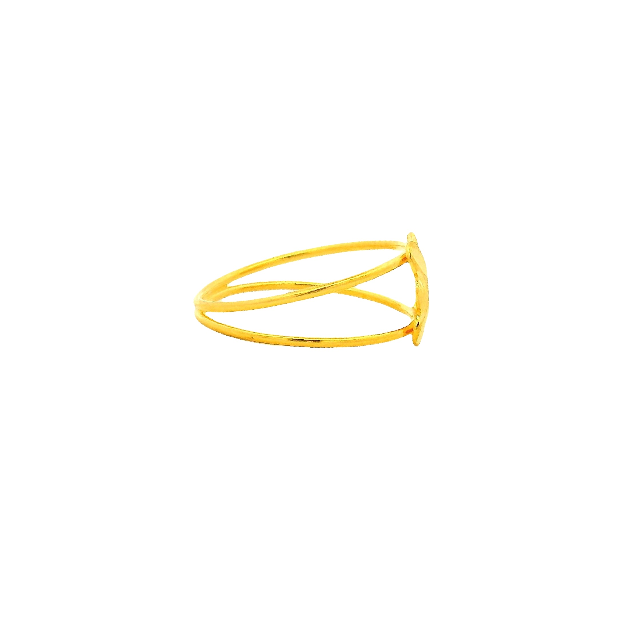 Pretty Gold Floral Kids Ring