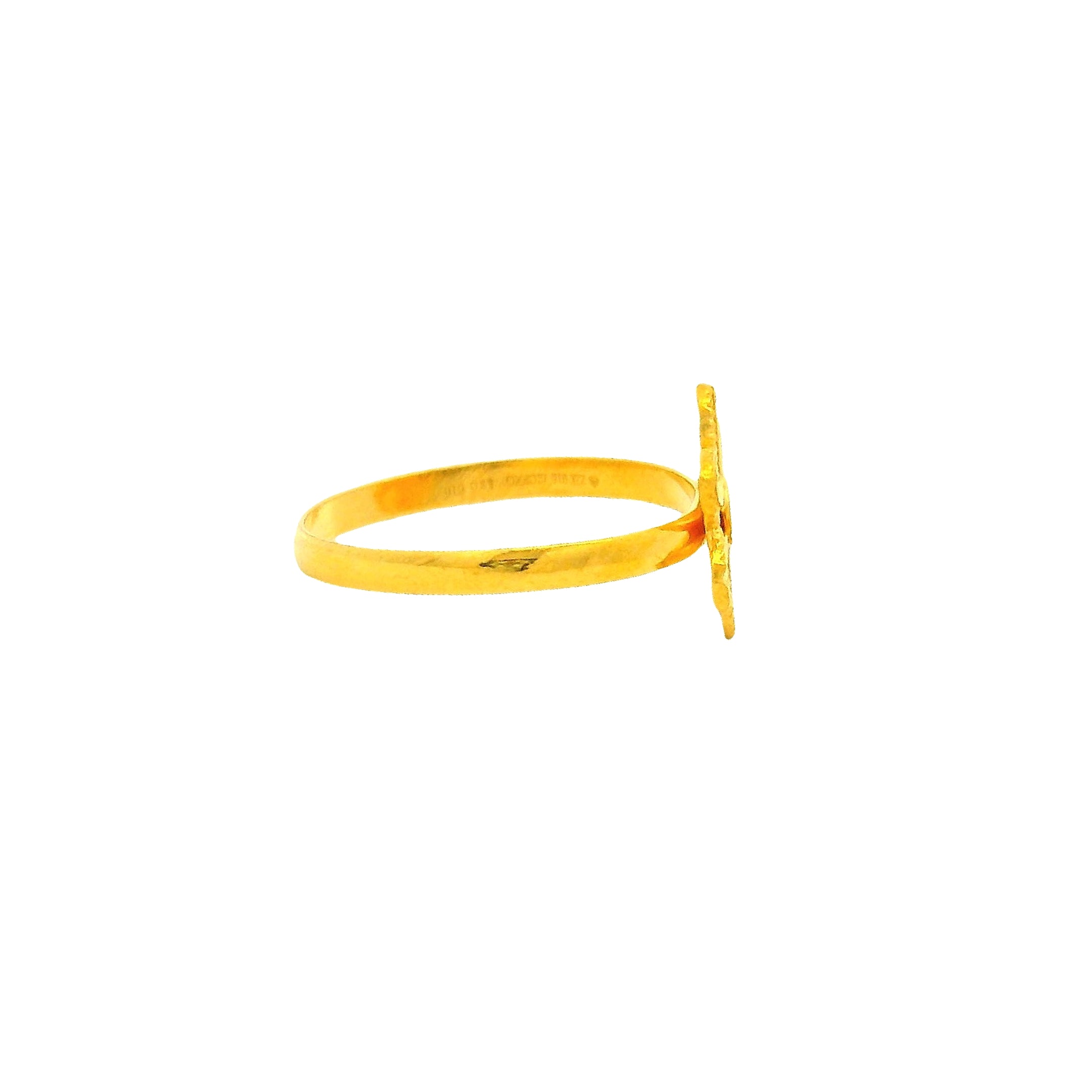 Cheery Gold Flower Kids Ring
