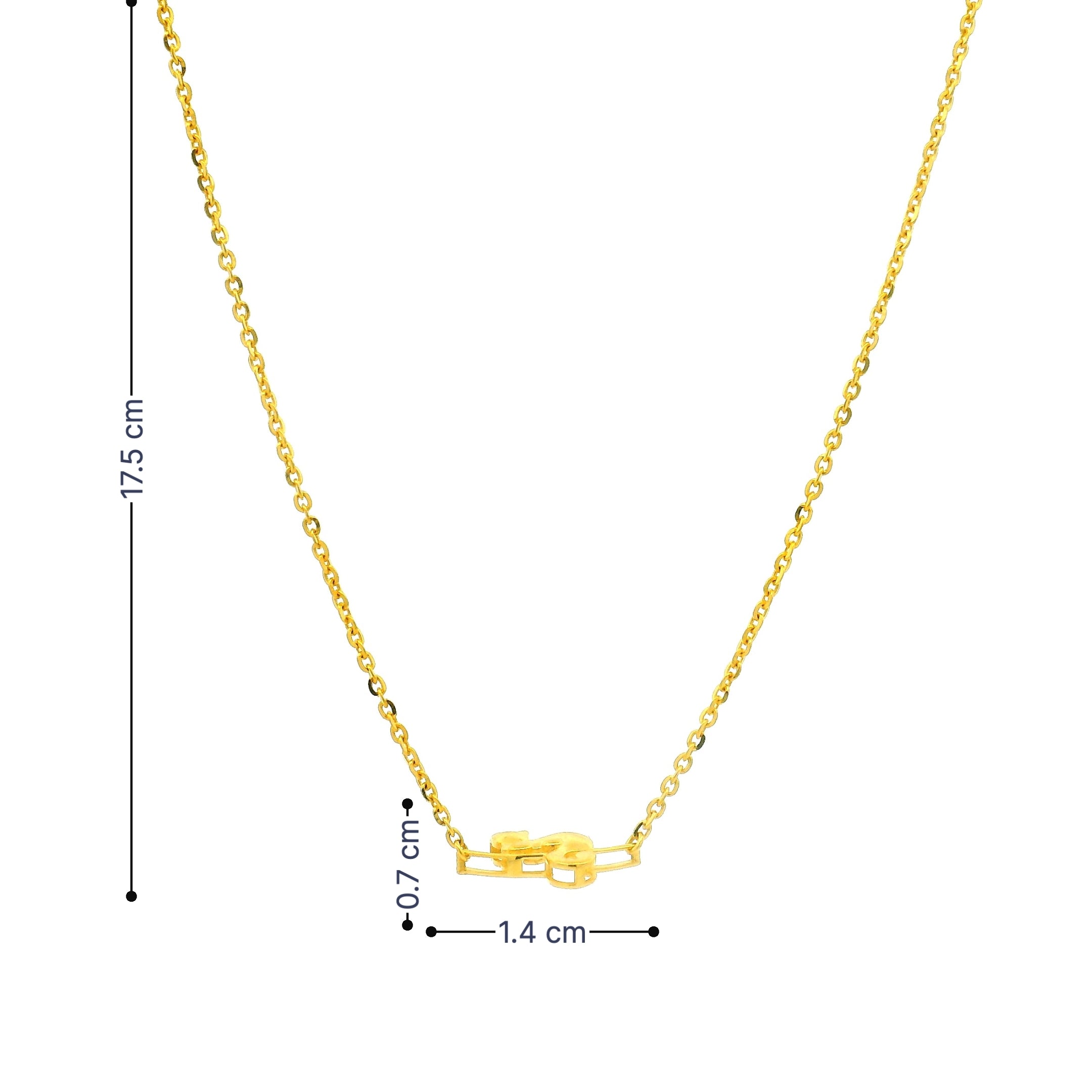 Sweet Meow Mewo Gold Locket with Chain for Kids