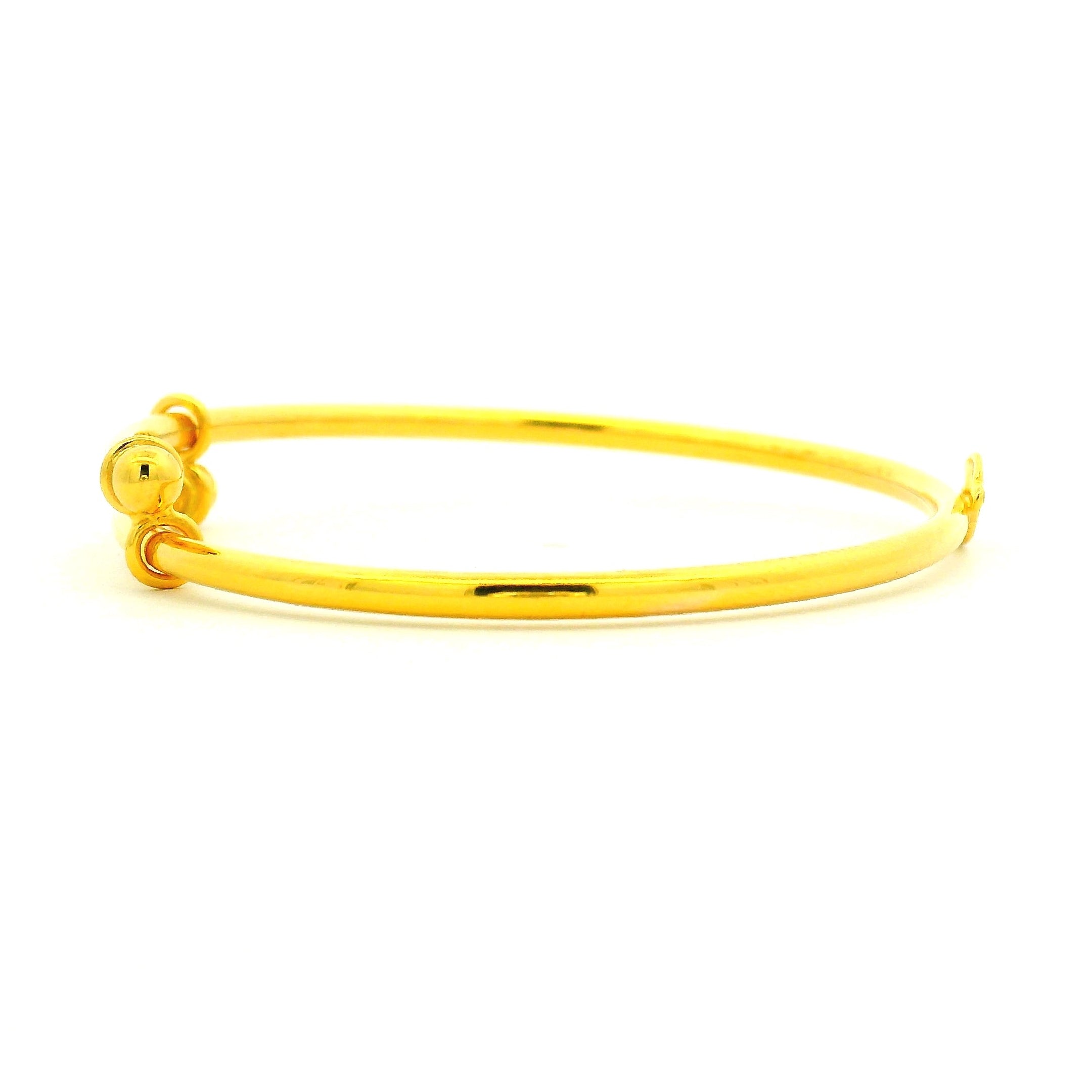 Glossy Charming Dolphin Gold Bracelet for Kids